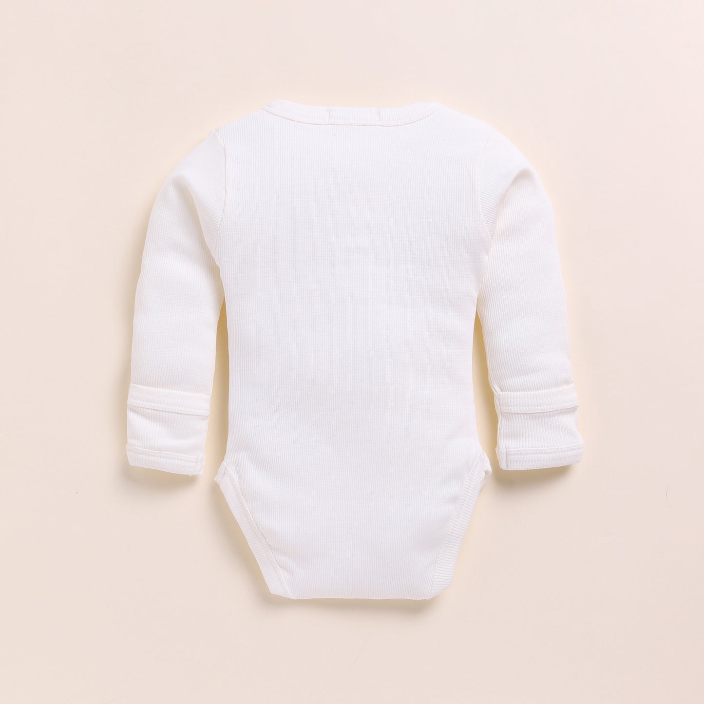 White + Ginger Gingham Cord Set Long Sleeve Bodysuit With Leggings - Pack Of 2