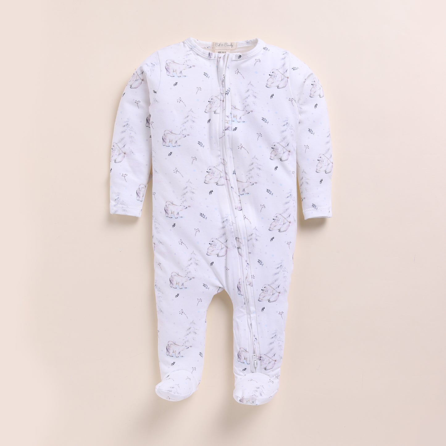 Construction + Constellation Bear Organic Printed Zipsuits Pack Of 2