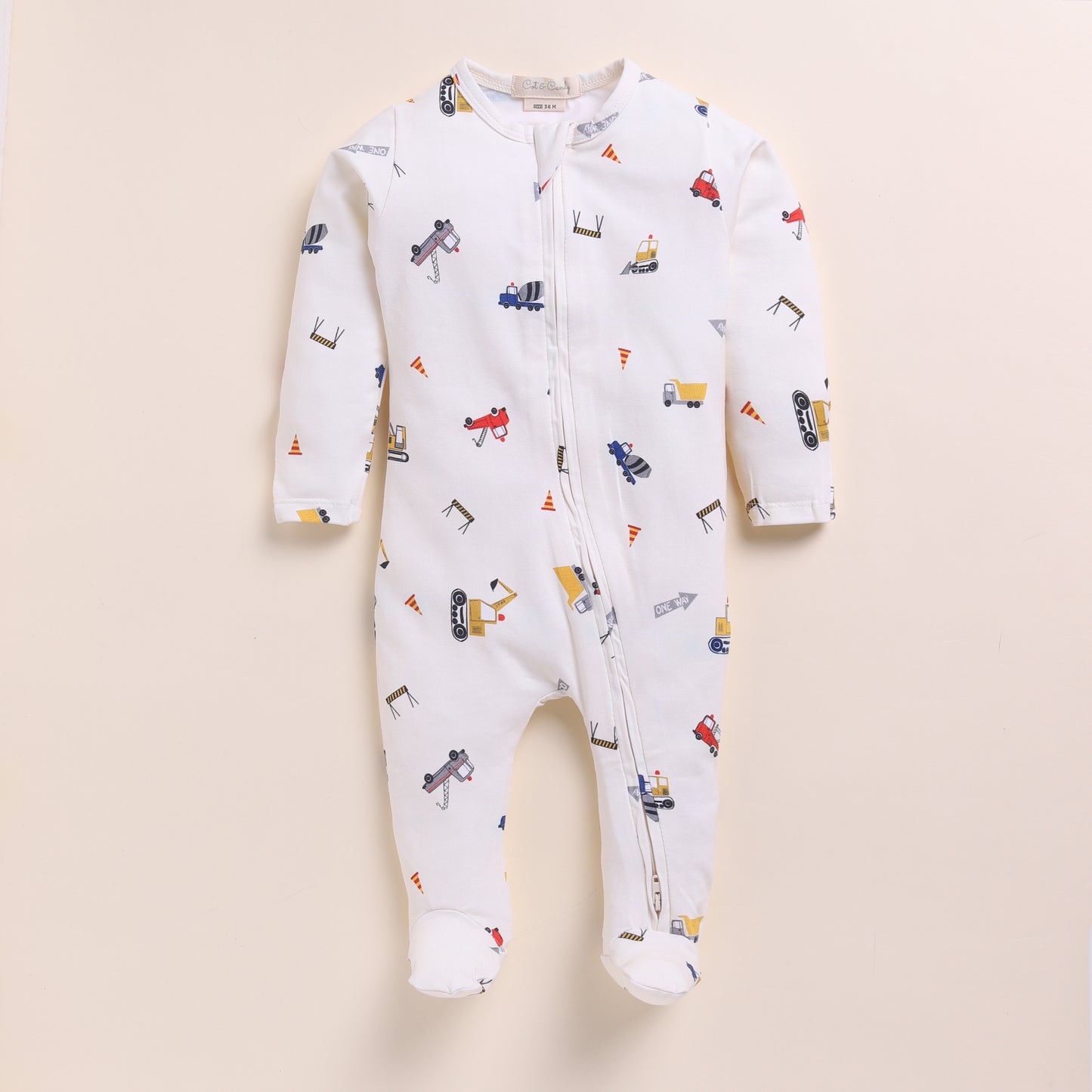 Sage + Construction Organic Zipsuits Pack Of 2