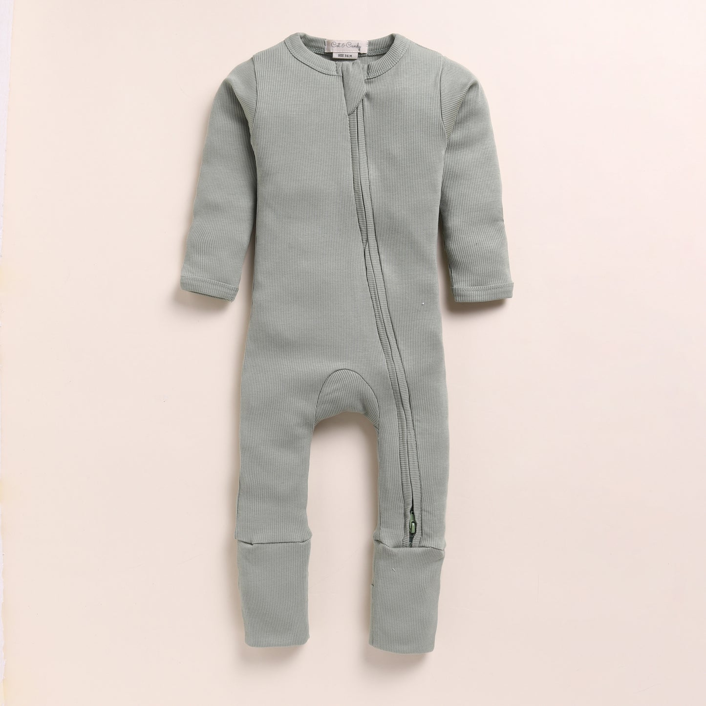Sage + Construction Organic Zipsuits Pack Of 2