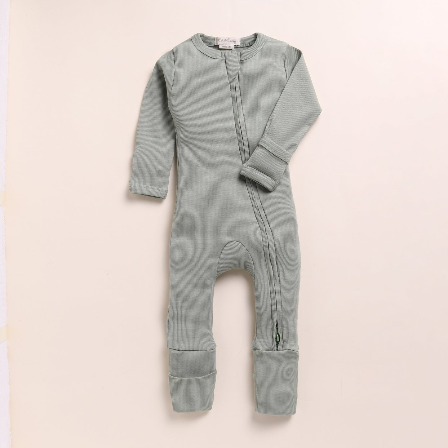 Sage + Construction Organic Zipsuits Pack Of 2