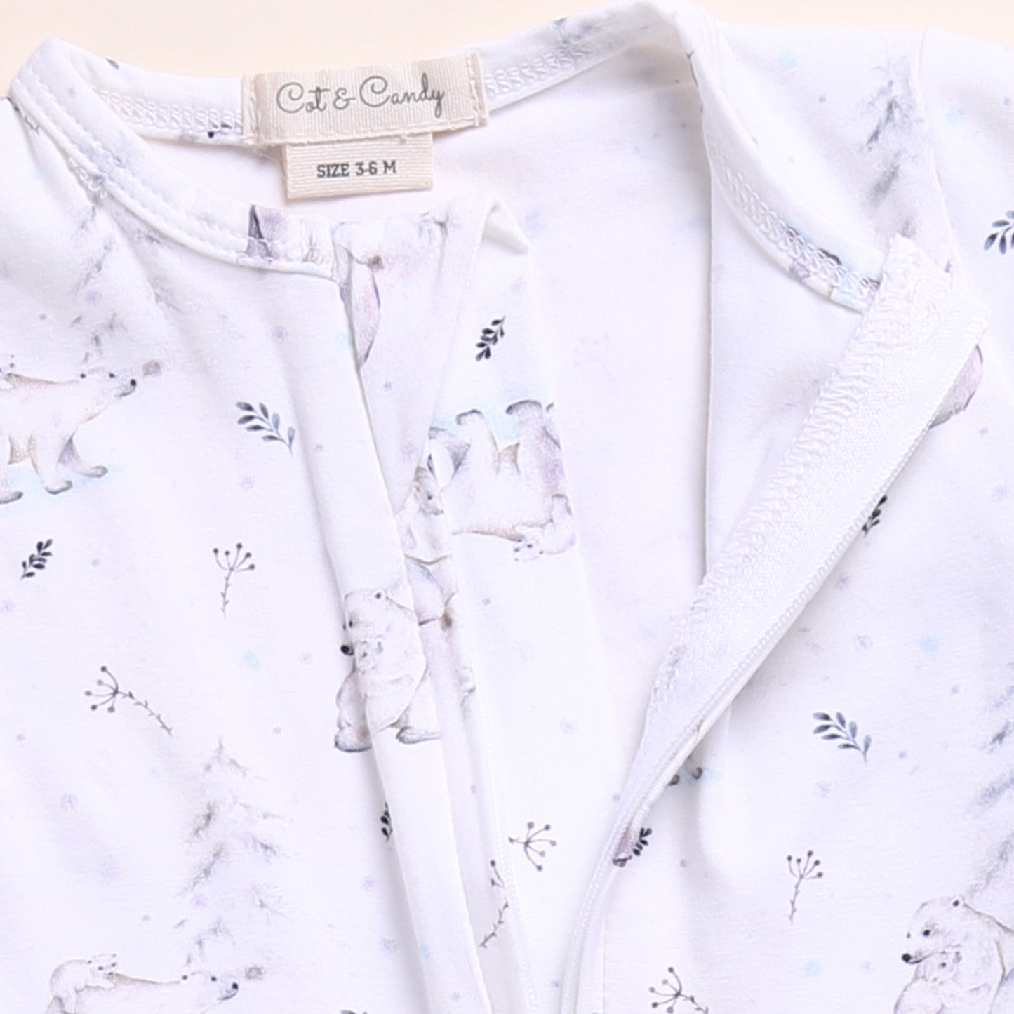 Construction + Constellation Bear Organic Printed Zipsuits Pack Of 2