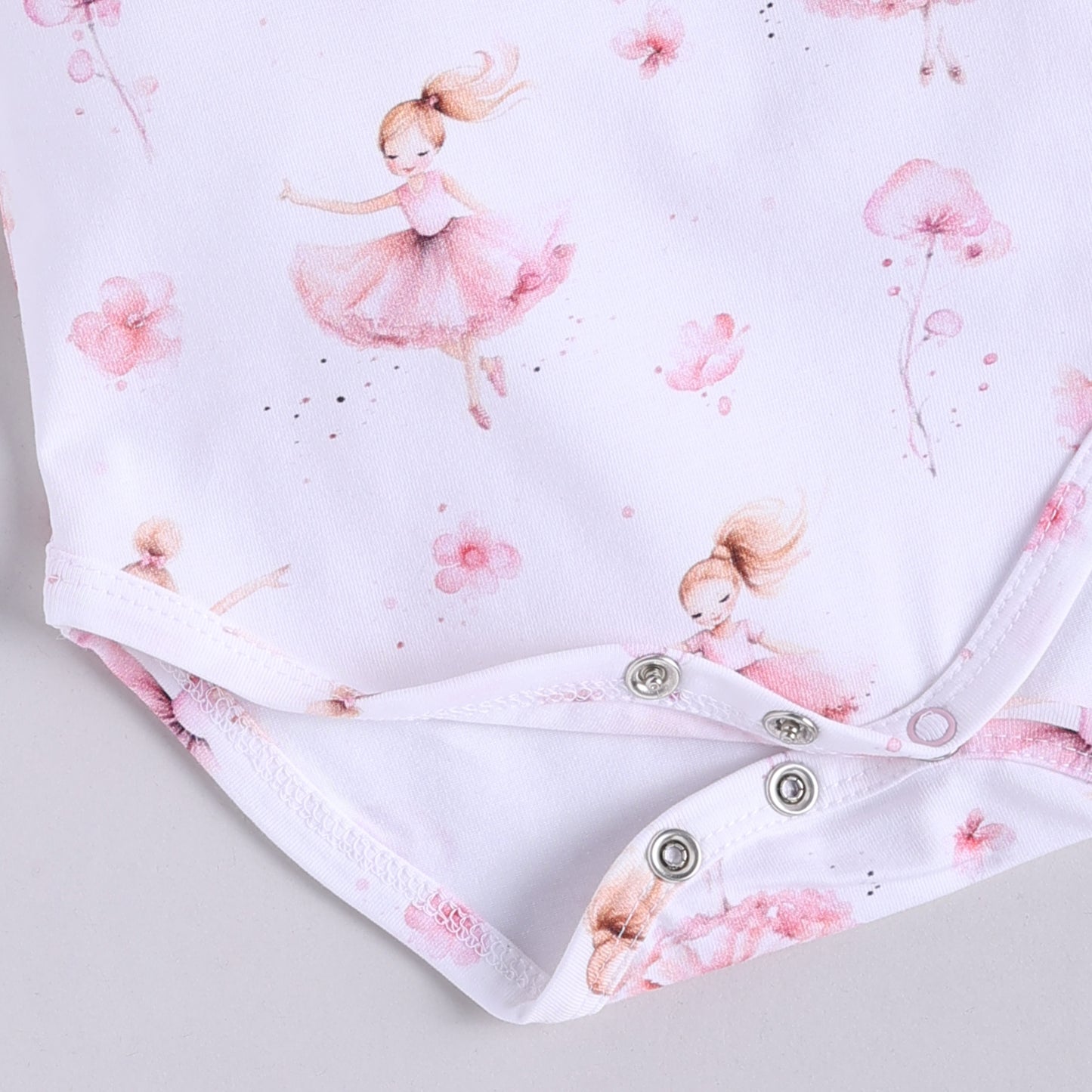 Ballerina Organic Short Sleeve Frill Bodysuit