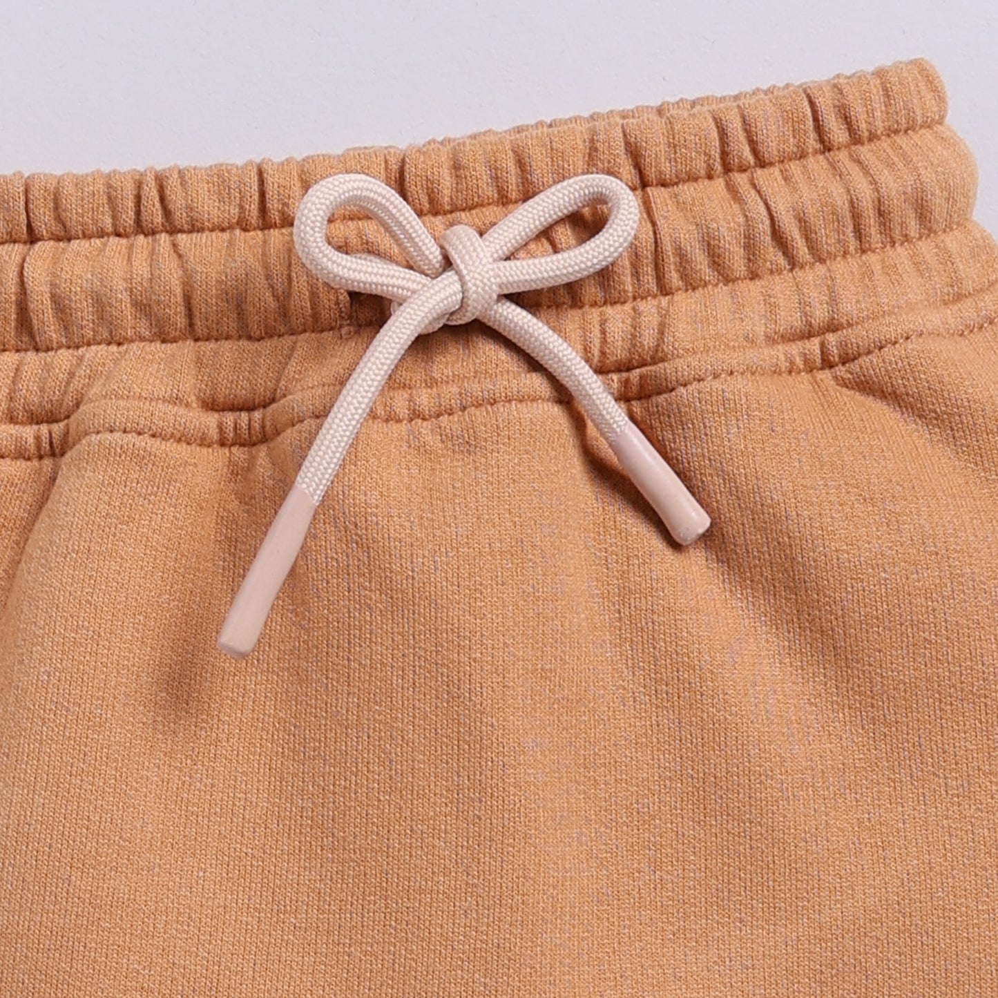 Get biscuit color organic fleece hoodie & jogger set for your 3 months to 5 years baby - CotandCandyBaby