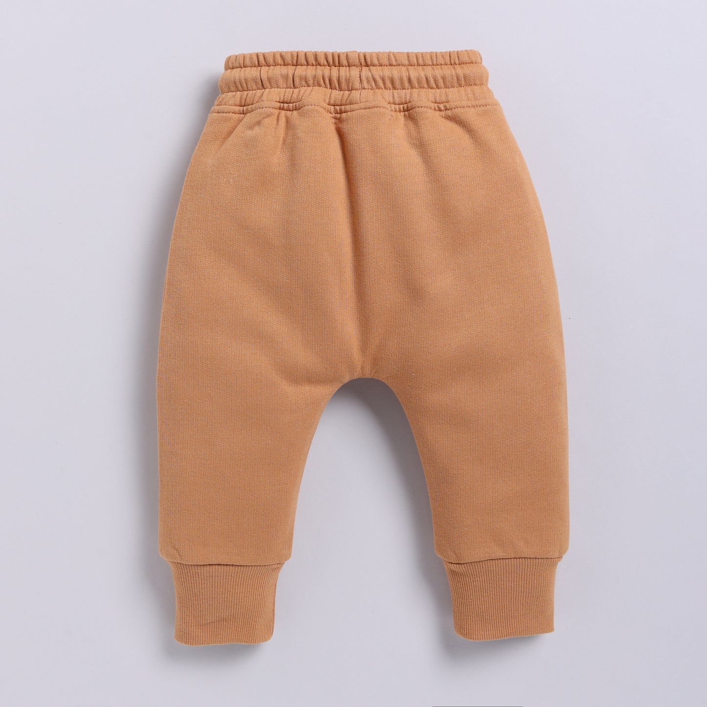 Shop biscuit color organic fleece hoodie & jogger set for your 3 months to 5 years baby - CotandCandyBaby