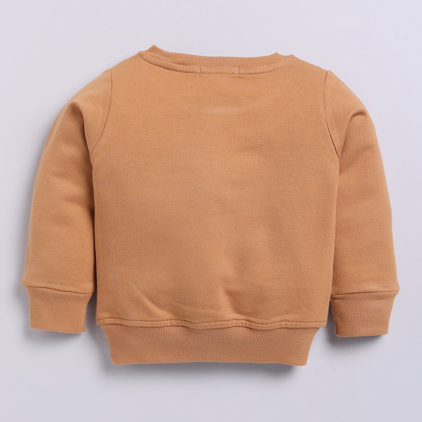 Order biscuit color organic fleece oversized sweatshirt for your 2-3 years baby - CotandCandyBaby