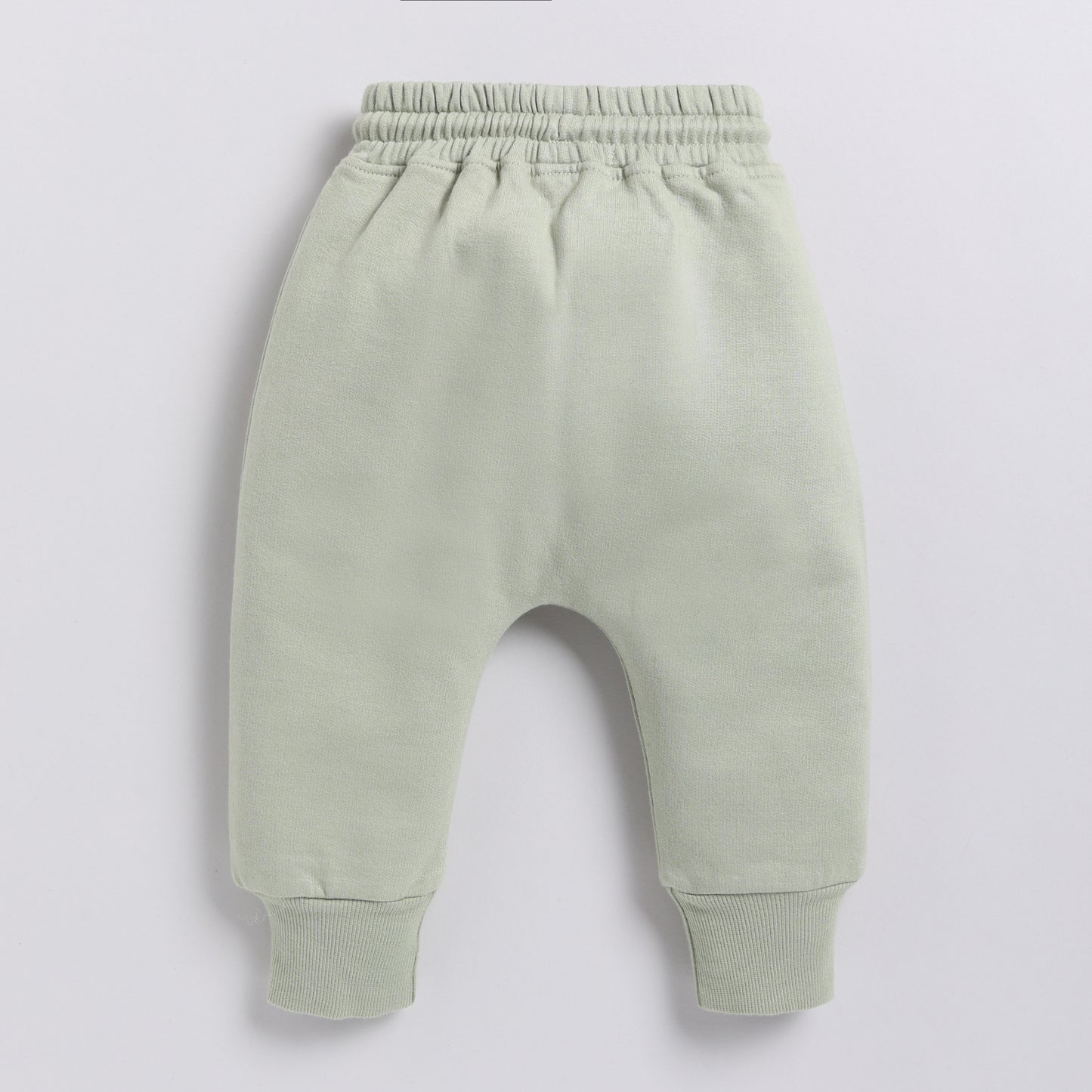 Buy tea color organic fleece Sweatshirt & jogger set for your 3 months to 5 years baby - CotandCandyBaby