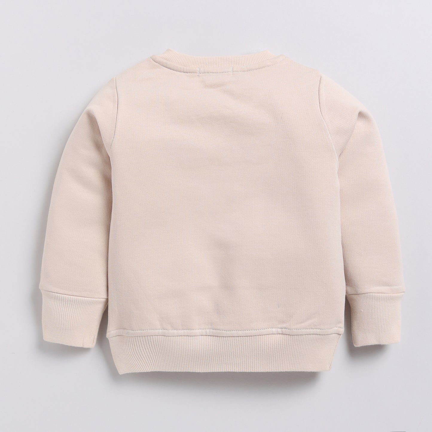Buy almond color organic fleece Sweatshirt & jogger set for your 3 months to 5 years baby - CotandCandyBaby