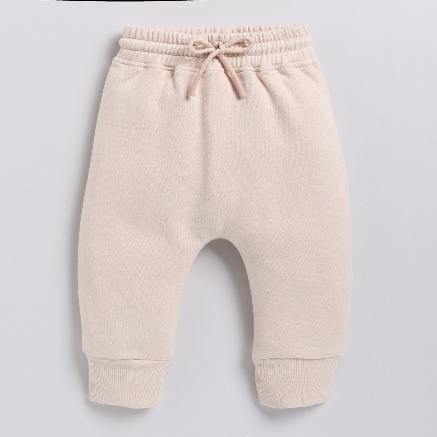 Buy almond color organic fleece Sweatshirt & jogger set online for your 3-4 years baby - CotandCandyBaby