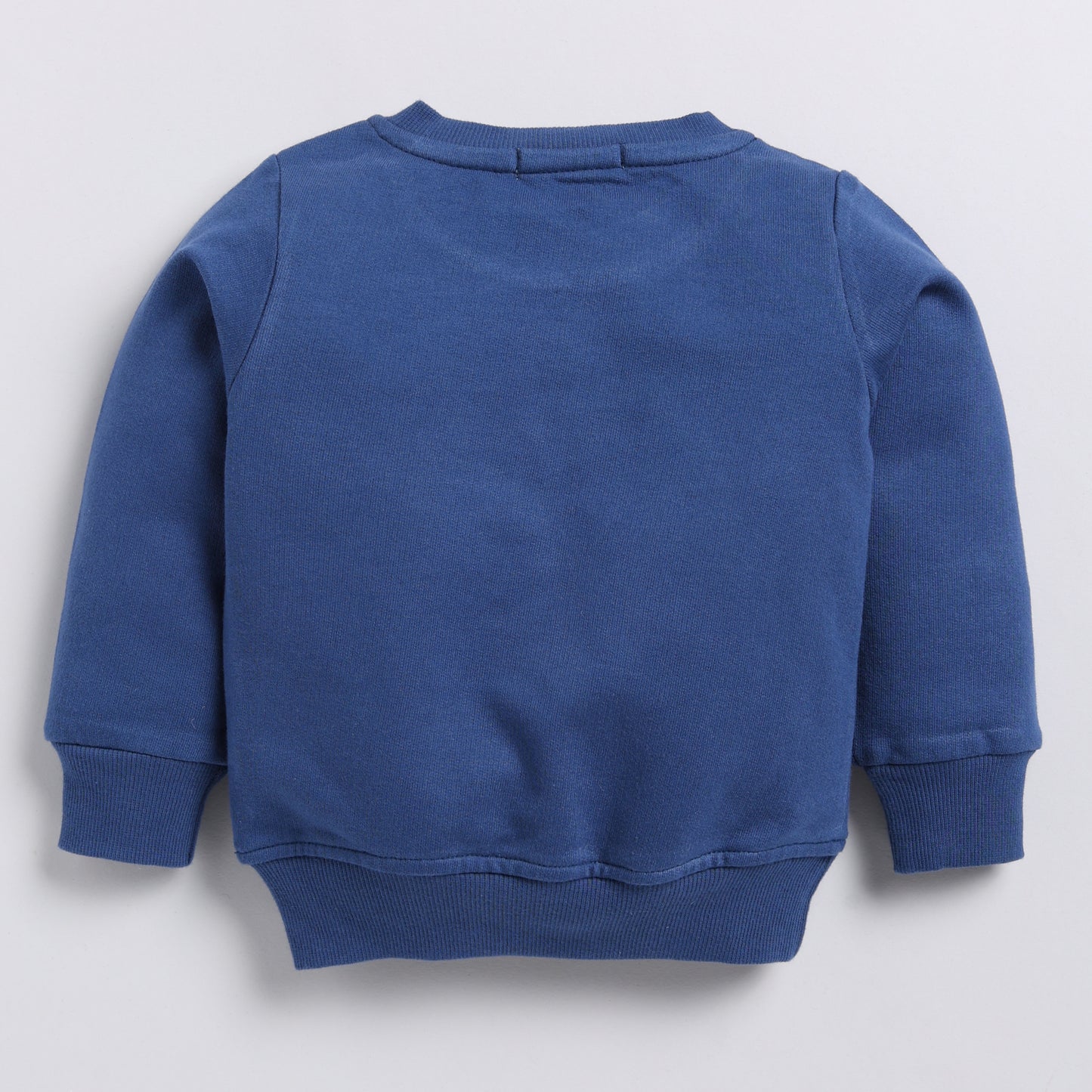 Order dark blue color organic fleece oversized sweatshirt for your 2-3 years baby - CotandCandyBaby