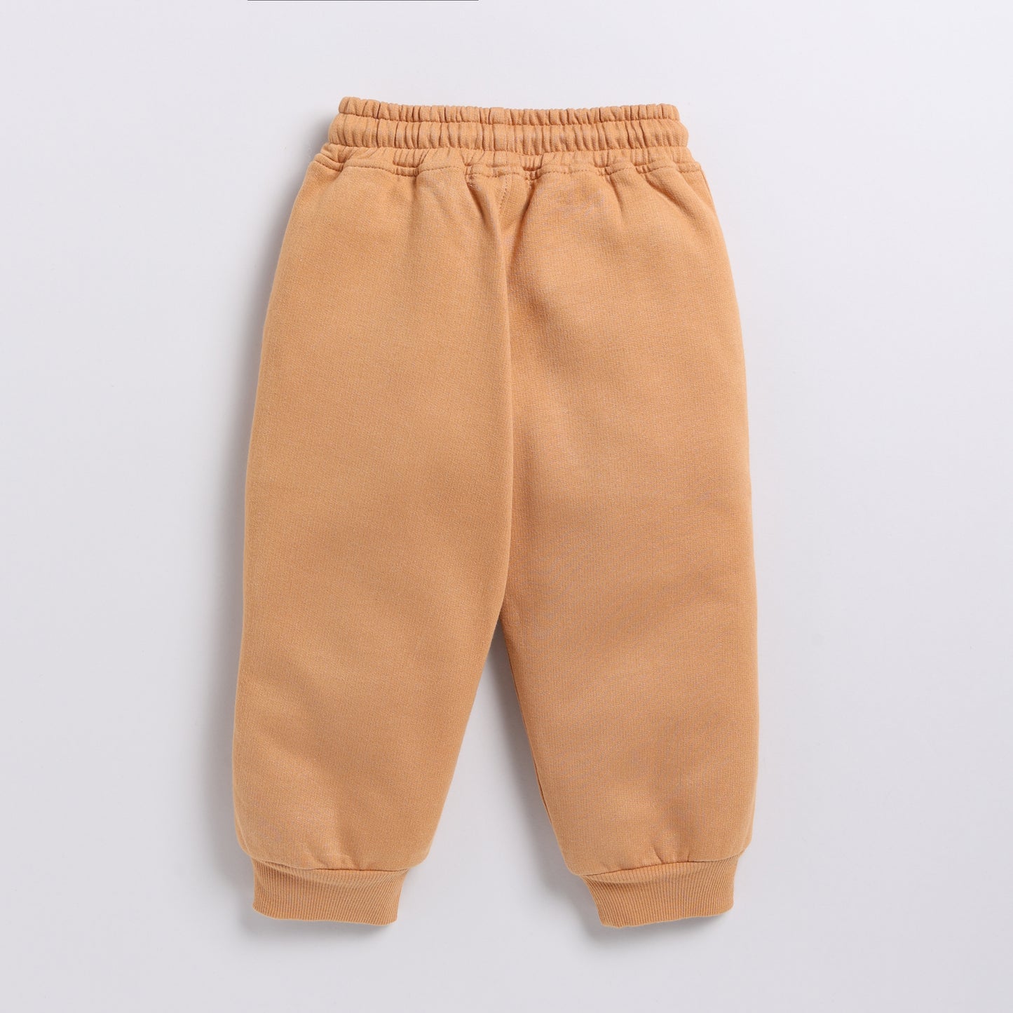Best quality biscuit color organic fleece Sweatshirt & jogger set online for your 3 months to 5 years baby - CotandCandyBaby