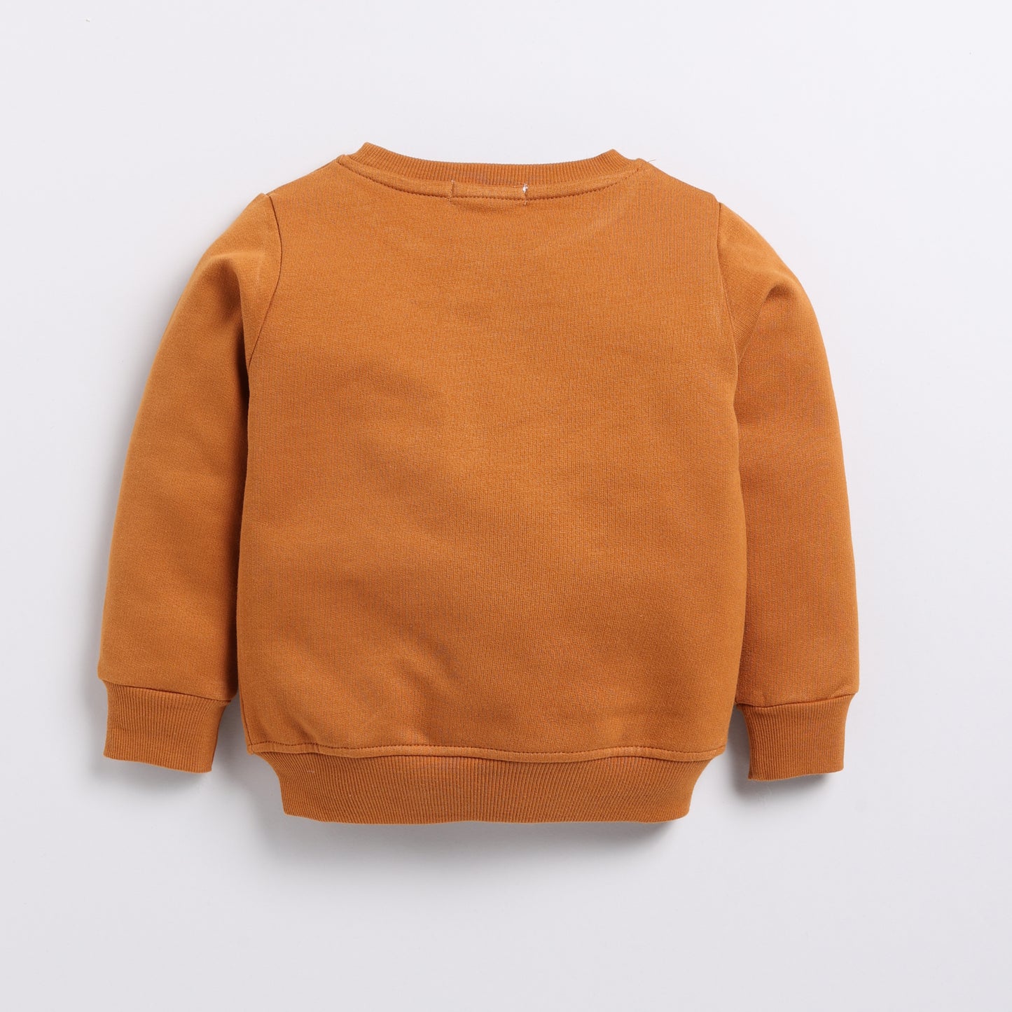 Purchase pumpkin spice color organic fleece Sweatshirt & jogger set for your 3 months to 5 years baby - CotandCandyBaby