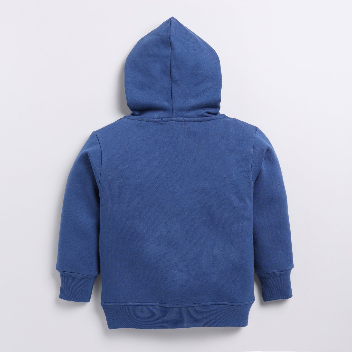 Buy dark blue color organic fleece oversized hoodie for your 3 months to 5 years baby - CotandCandyBaby