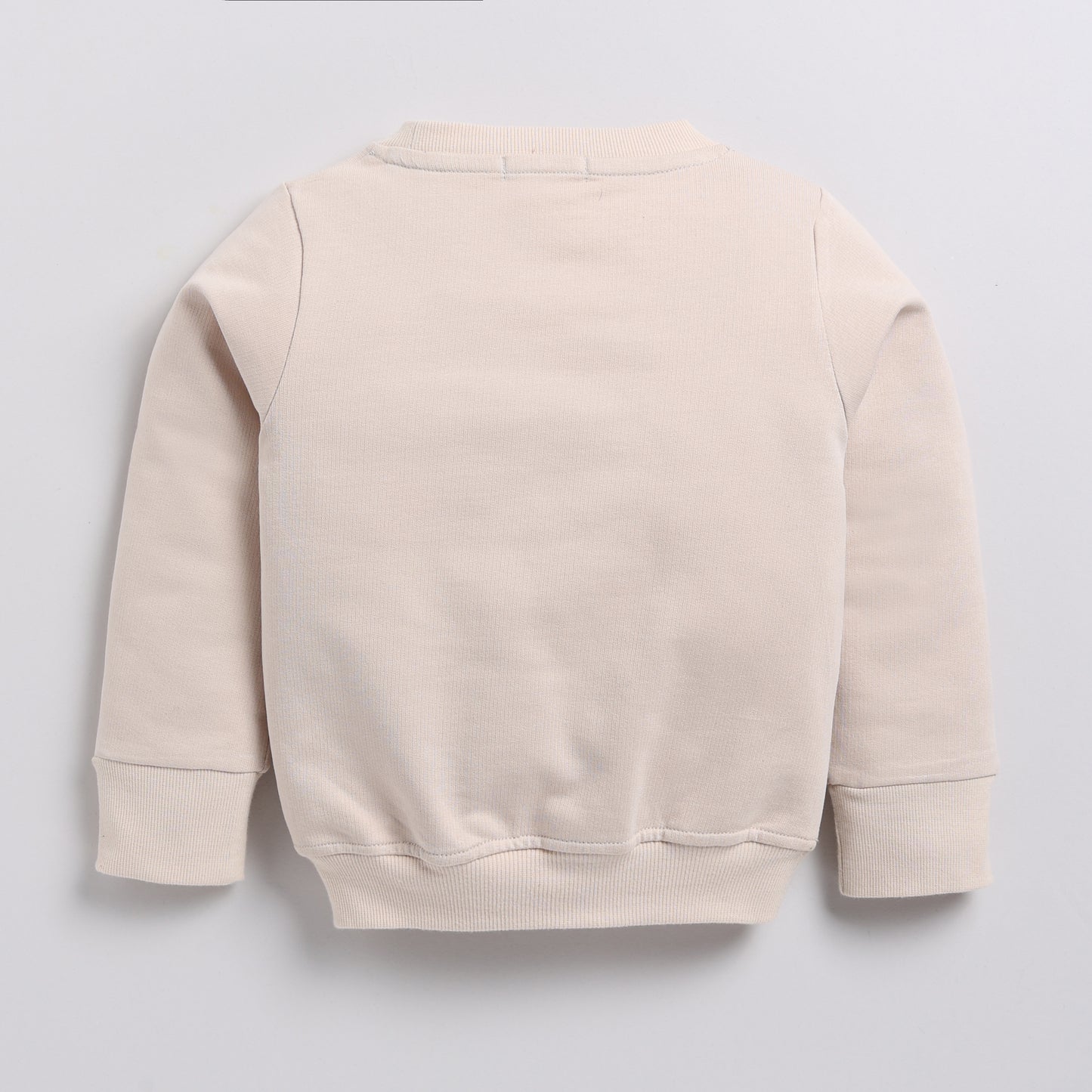 Get almond color organic fleece Sweatshirt & jogger set online for your 3 months to 5 years baby - CotandCandyBaby