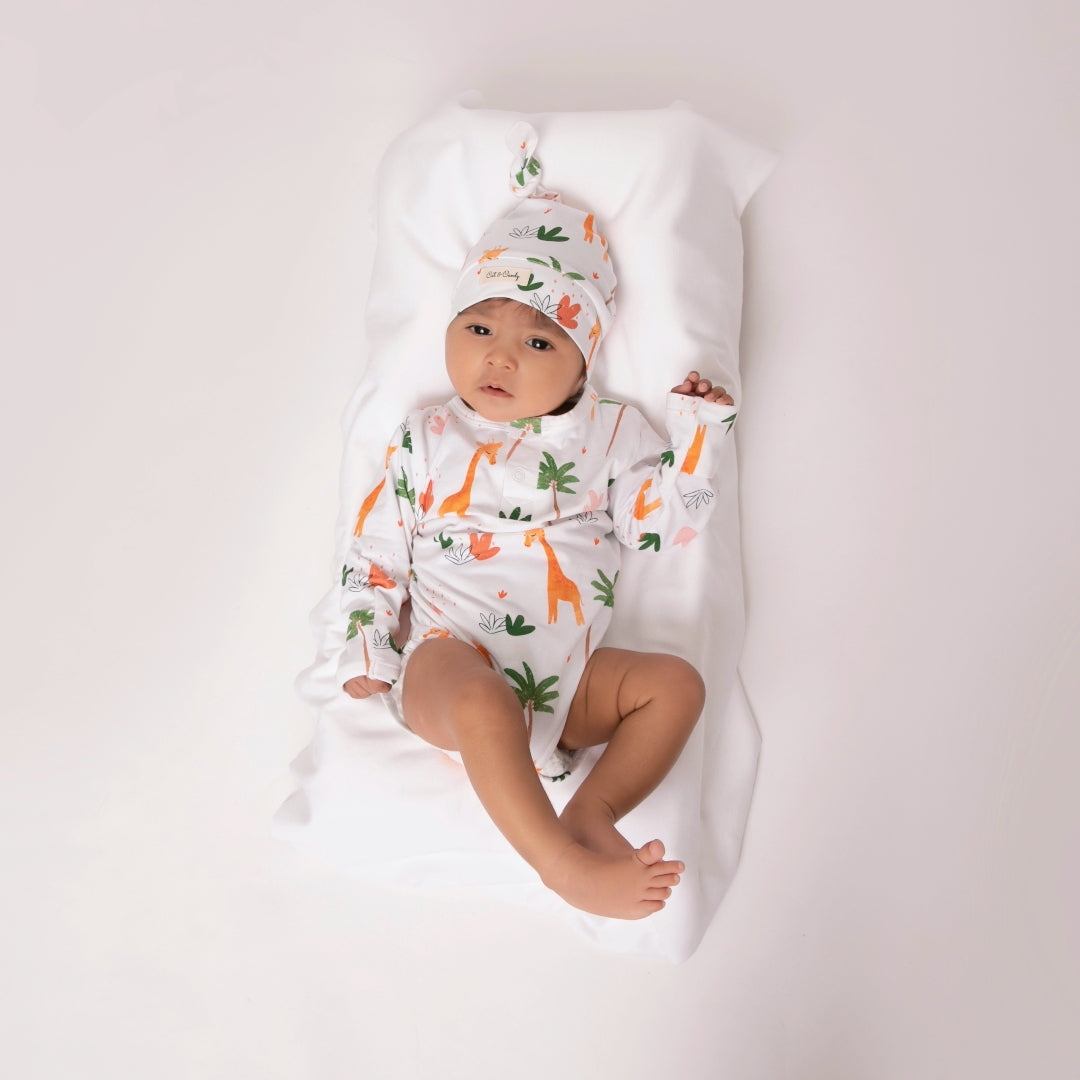 Dora the Giraffe Collection Organic Long Sleeve Bodysuit
