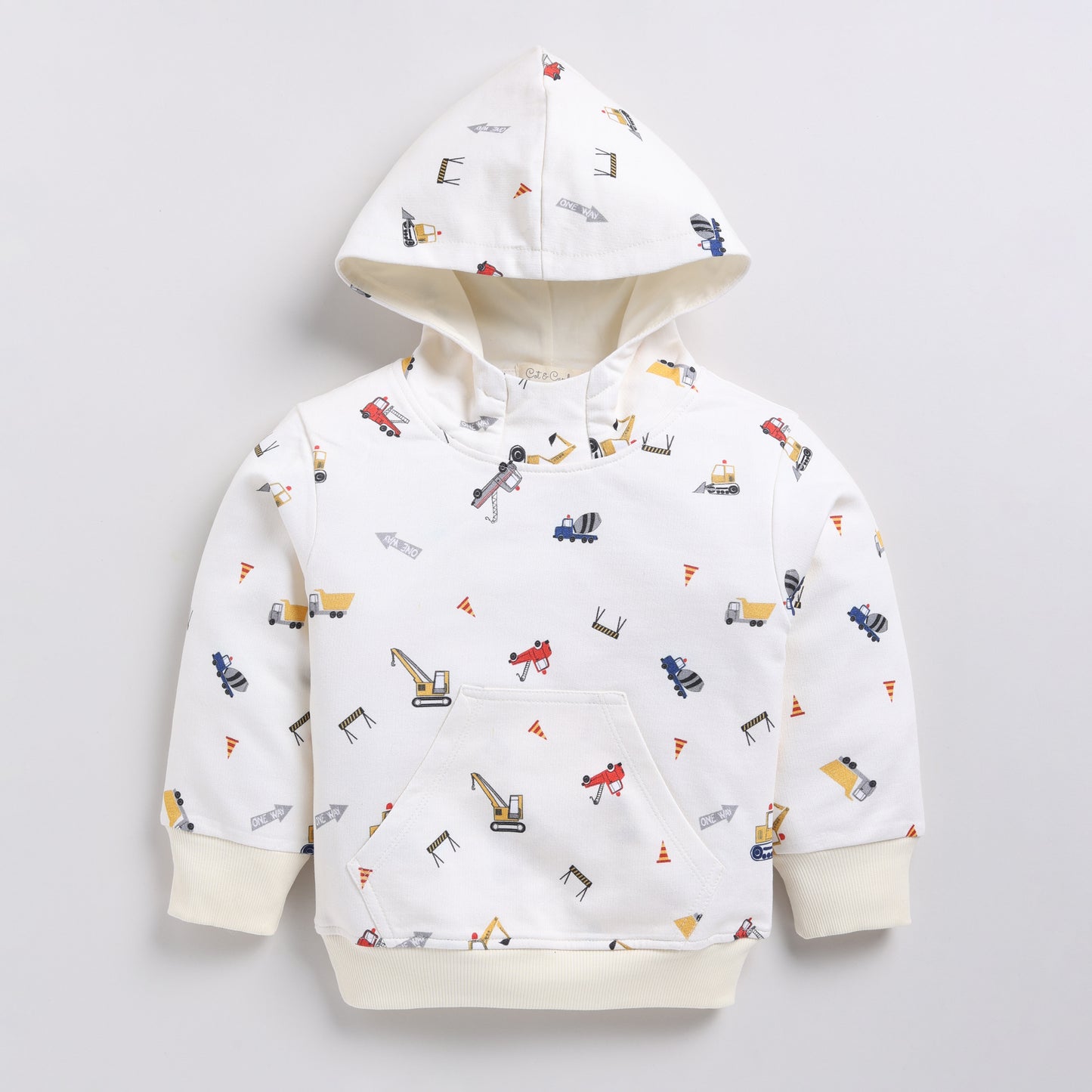 Buy Construction Organic Fleece Hoodie