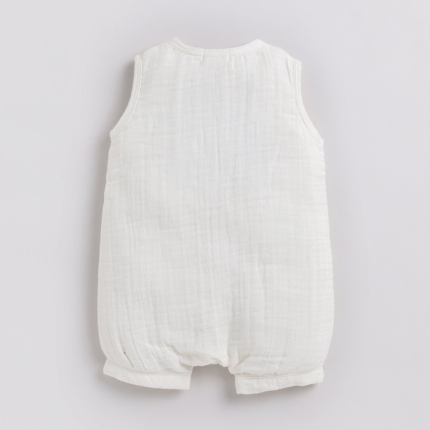 Milk Organic Muslin Half Romper