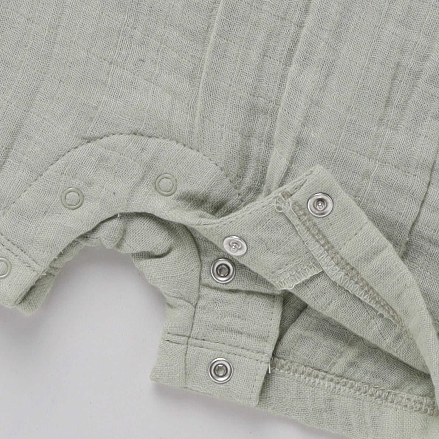 Sage Organic Muslin Half Romper