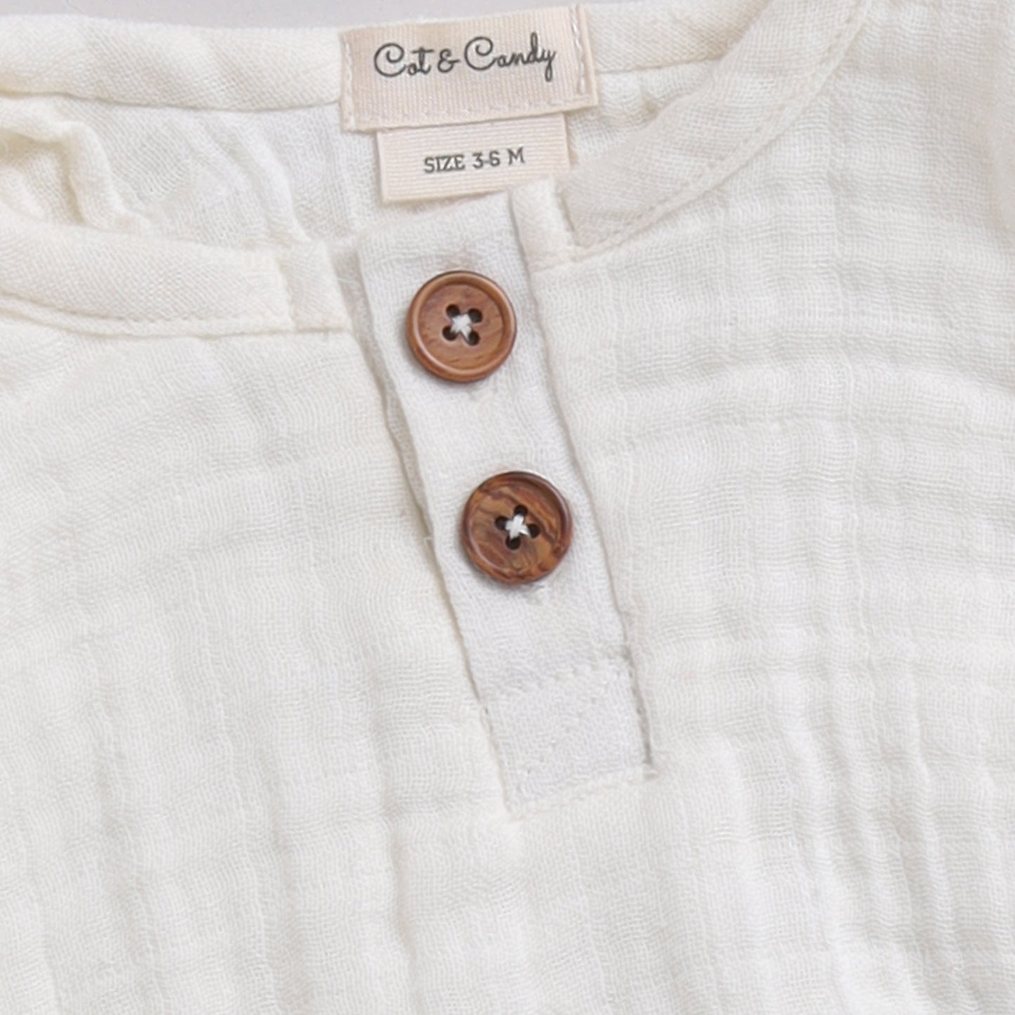 Milk Organic Muslin Bubble Romper