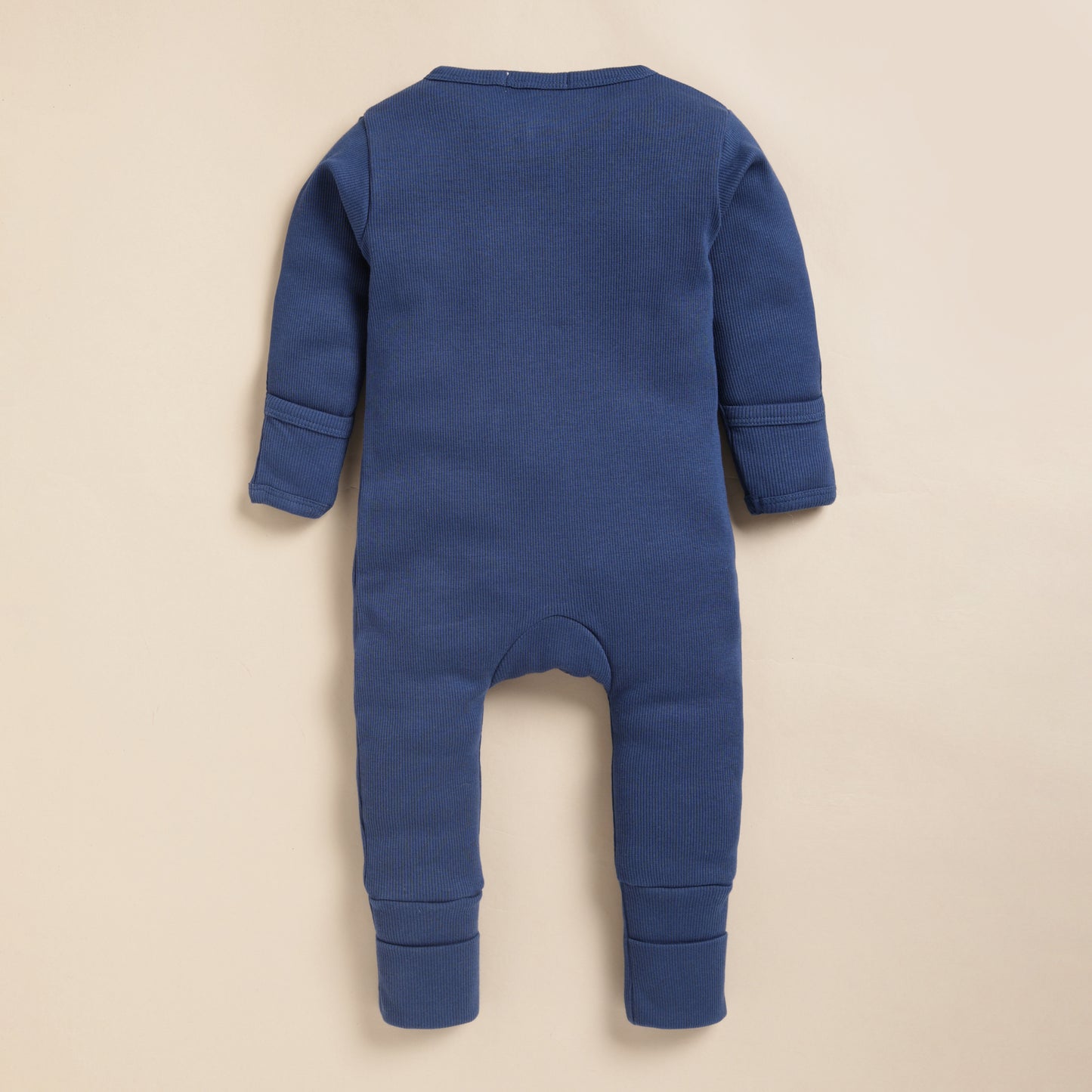 Navy Organic Zipsuit