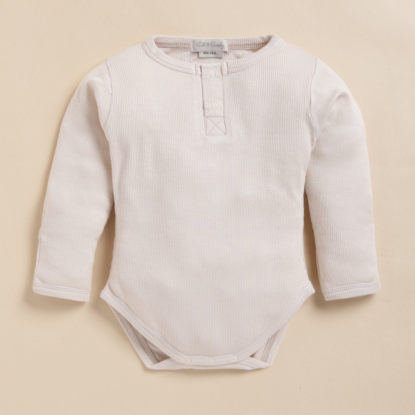 Milk + Oatmeal + Latte Organic Long Sleeve Bodysuit