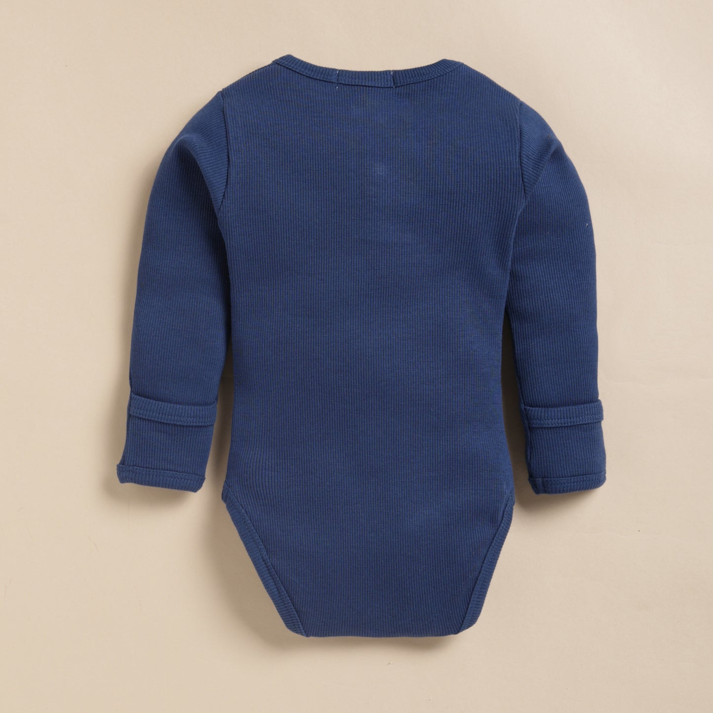 Navy Organic Long Sleeve Bodysuit