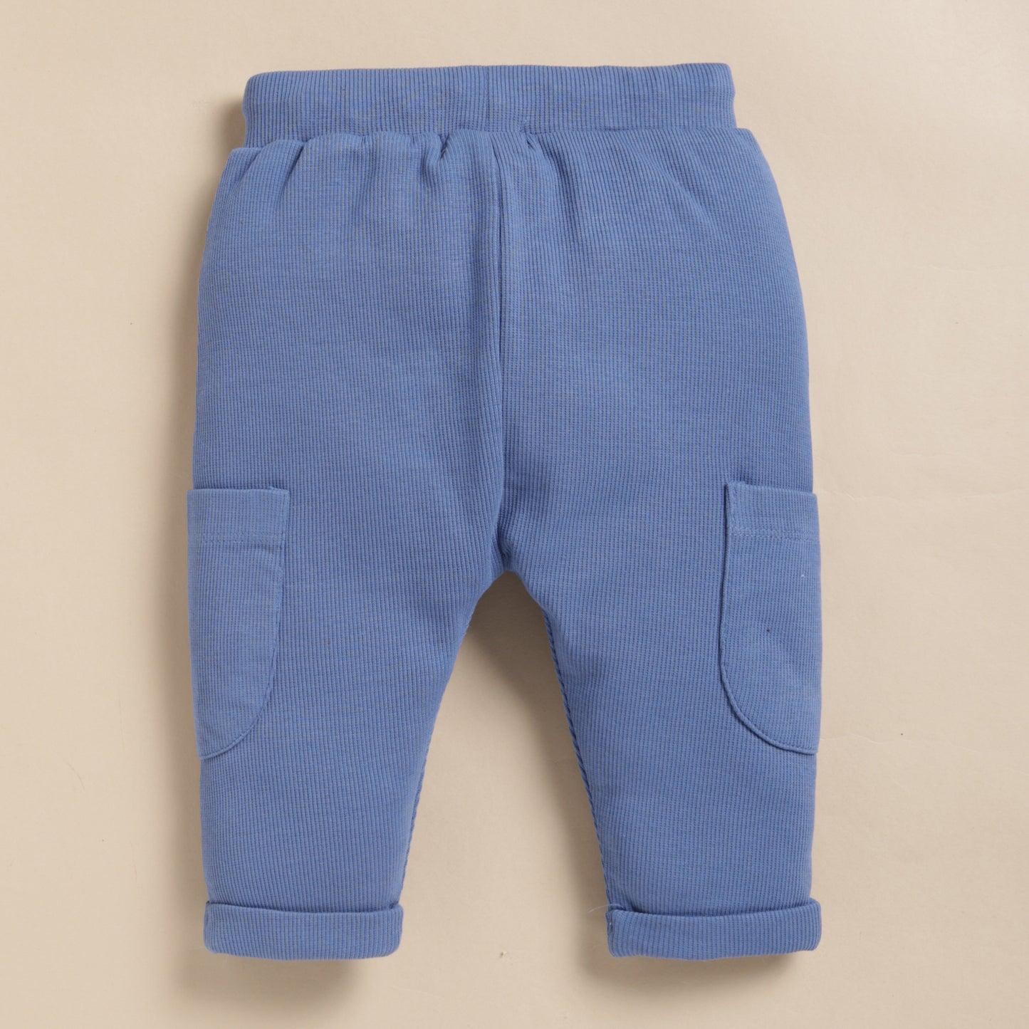 Light Denim Organic Drawstring Leggings