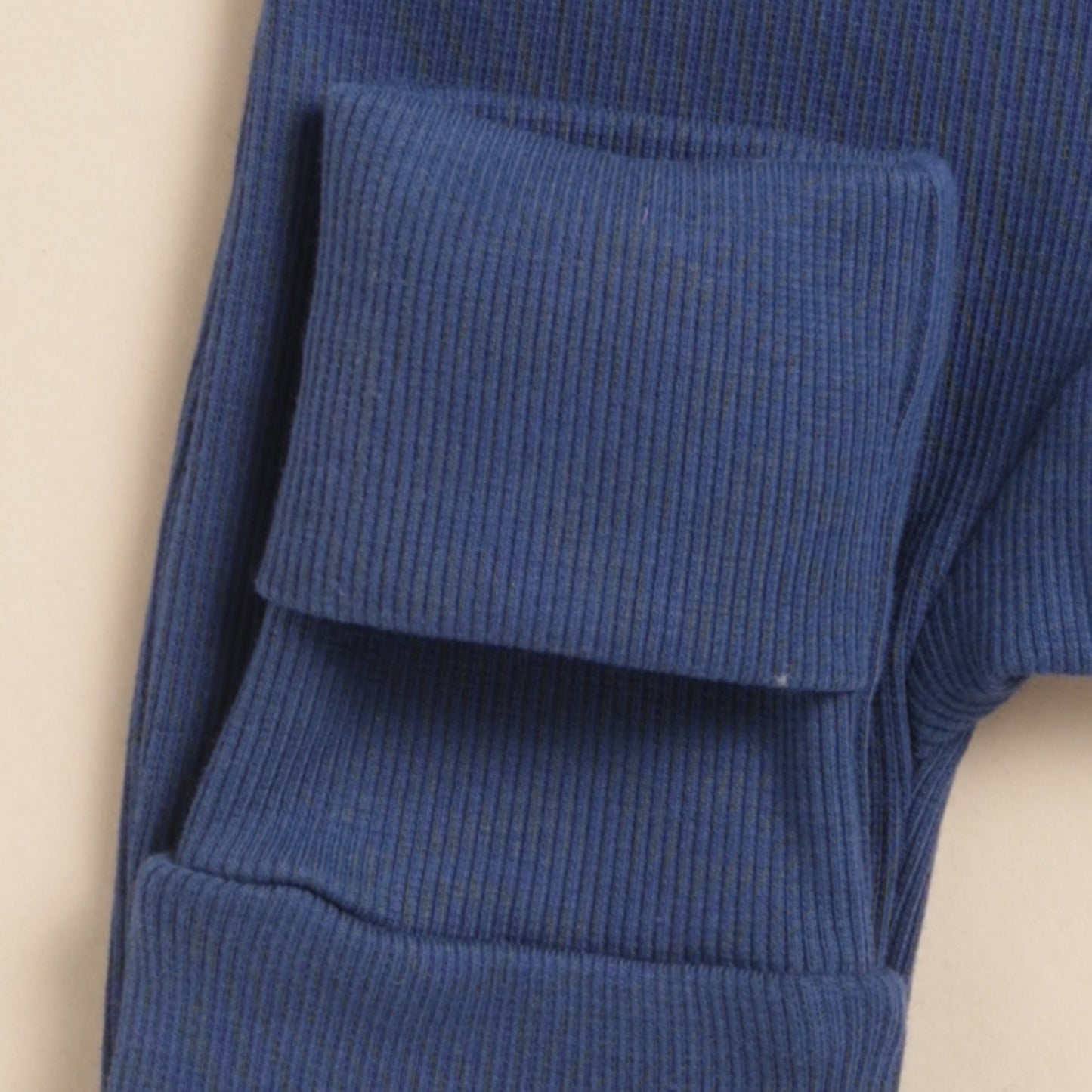 Navy Organic Zipsuit