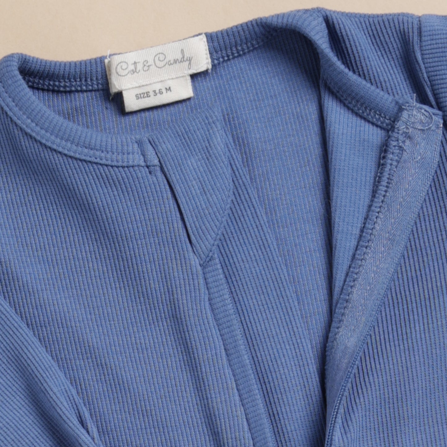 Light Denim Organic Zipsuit