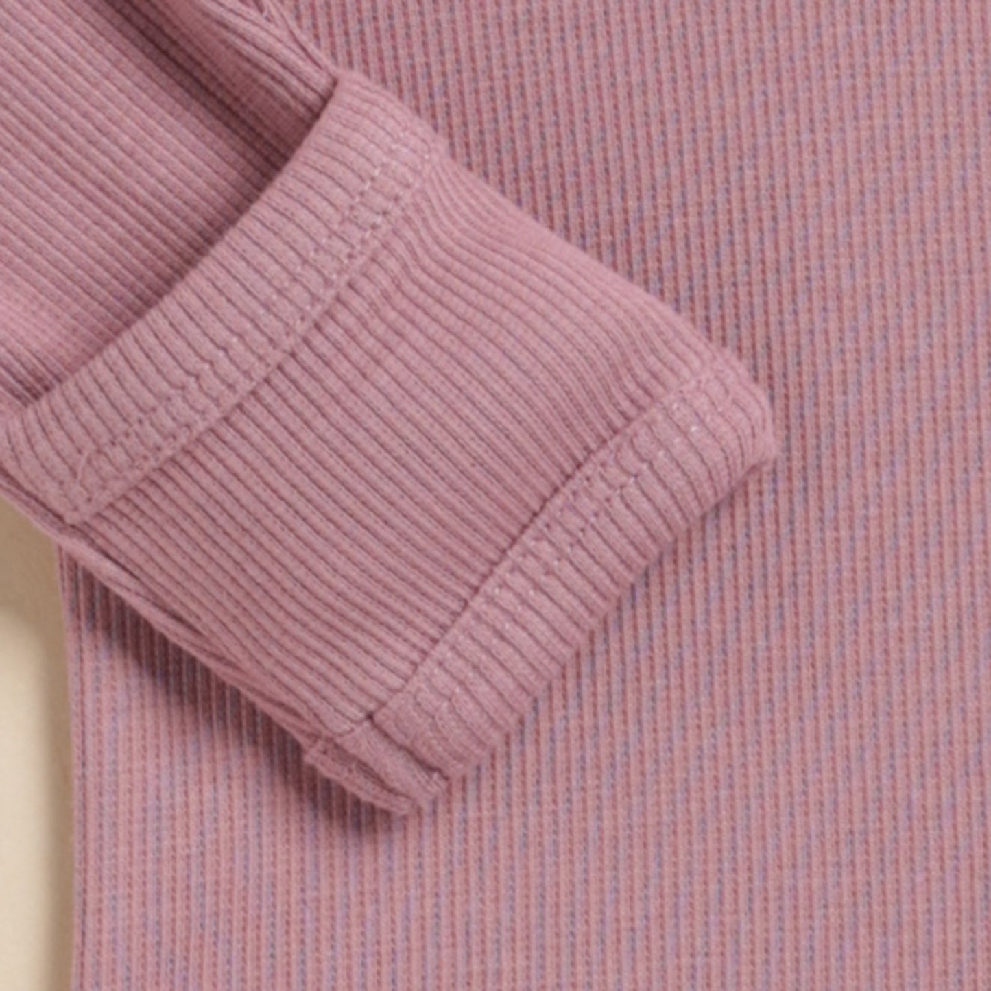 Nostalgia Rose Organic Long Sleeve Bodysuit With Frill