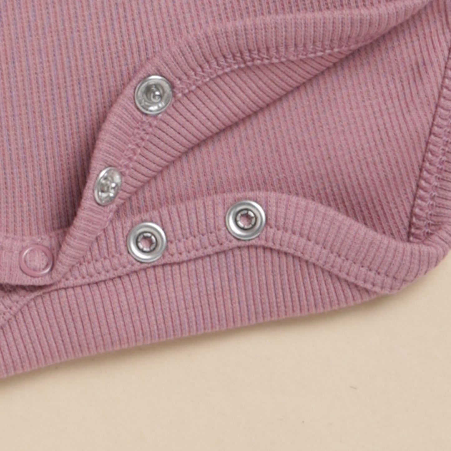 Nostalgia Rose Organic Long Sleeve Bodysuit With Frill