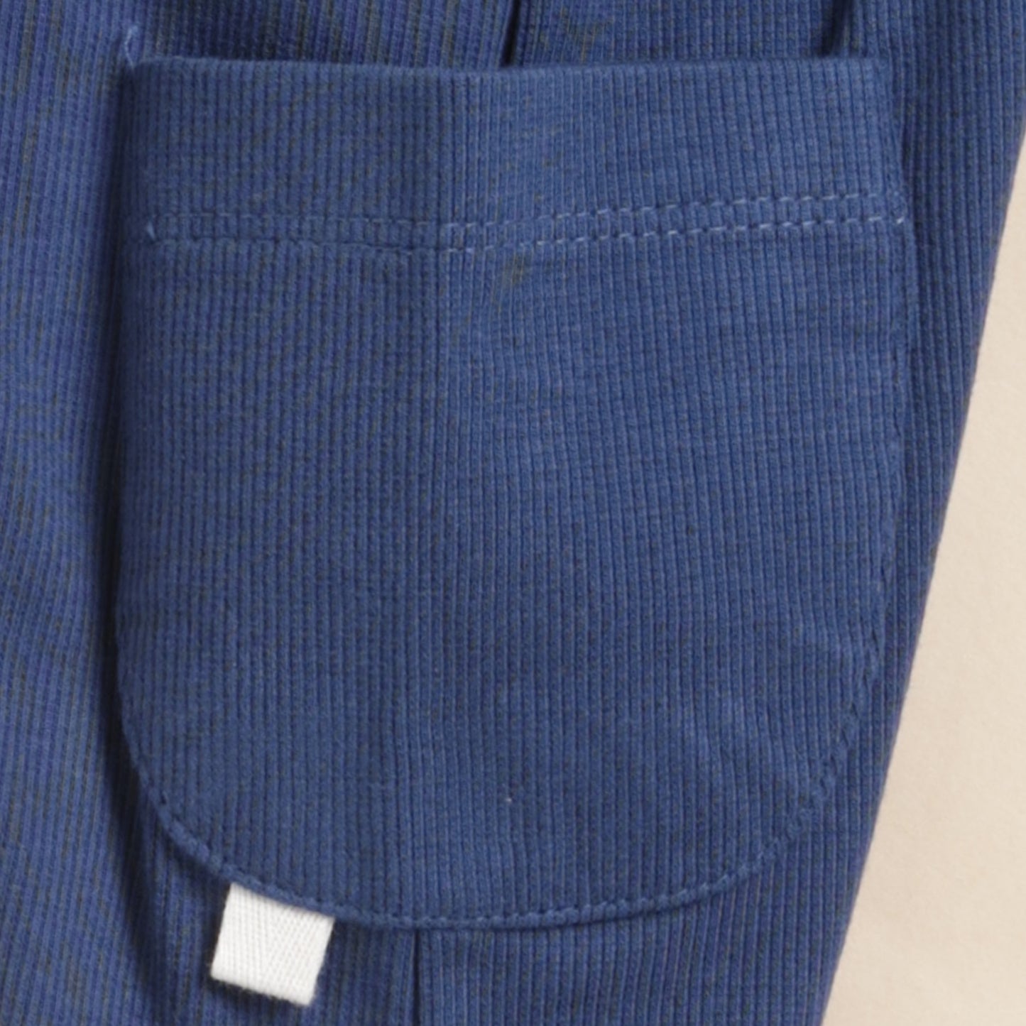 Navy Organic Drawstring Leggings