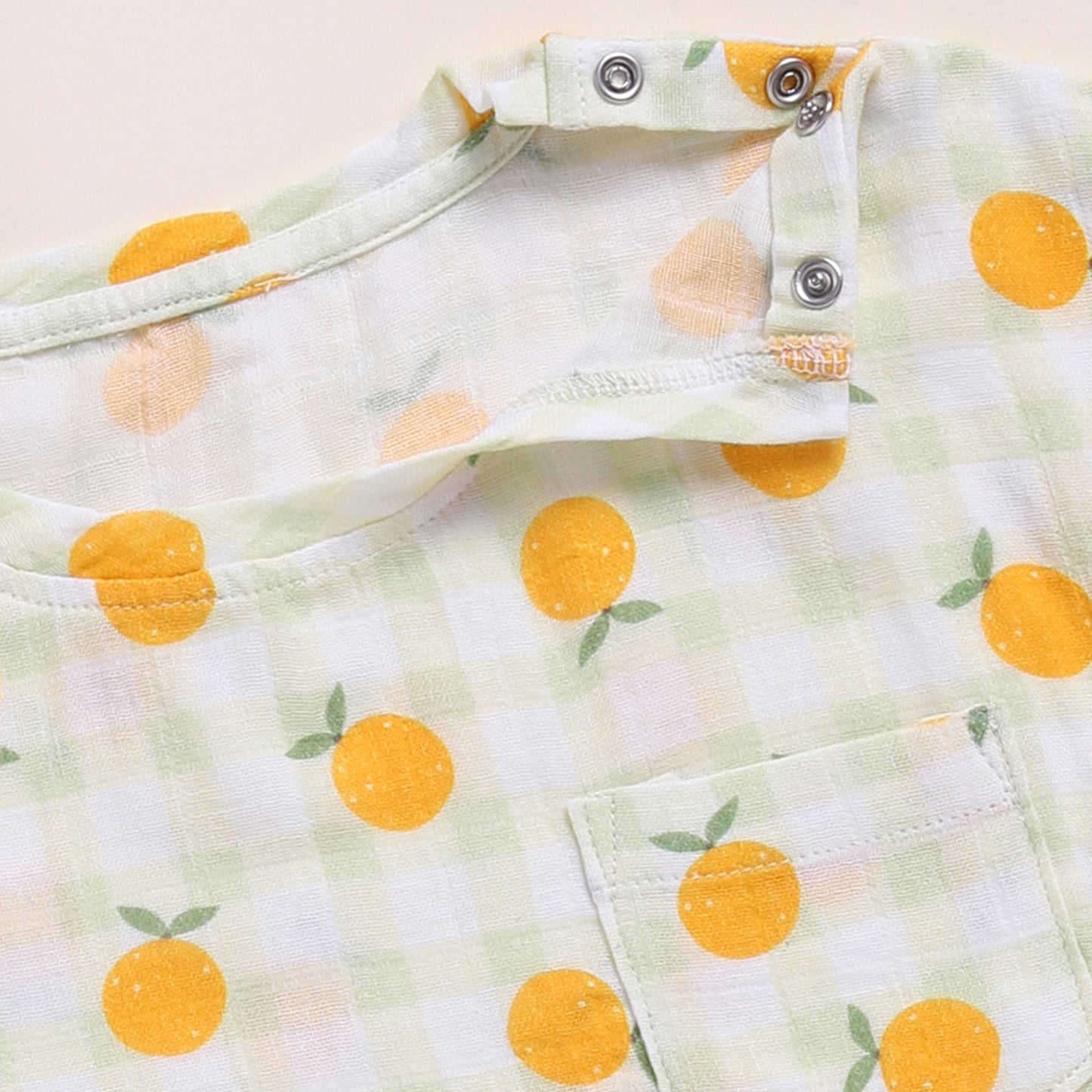 Orange + Strawberry + Spring Floral Organic Muslin Oversized Tees Pack Of 3