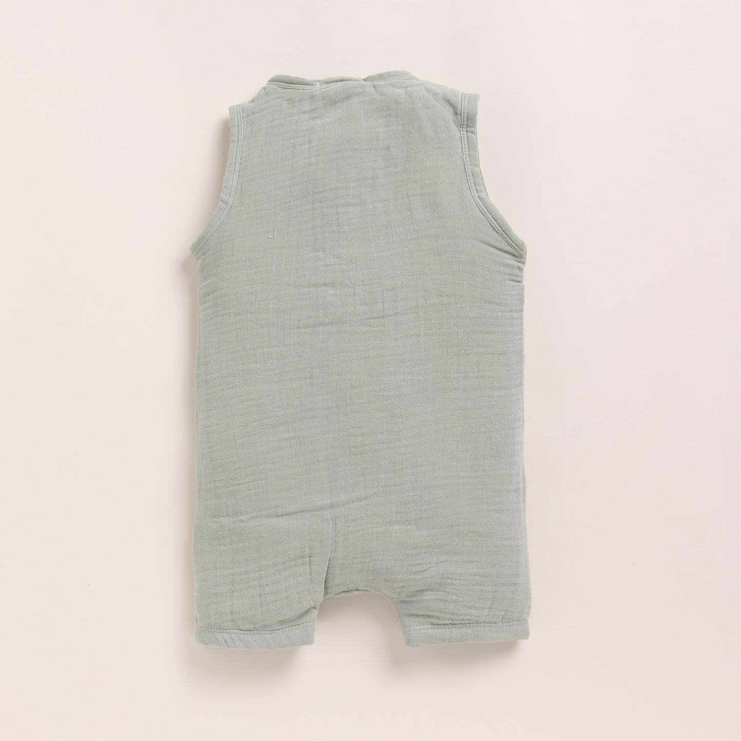 Spring Floral + Sage Organic Muslin Half Romper Pack Of 2