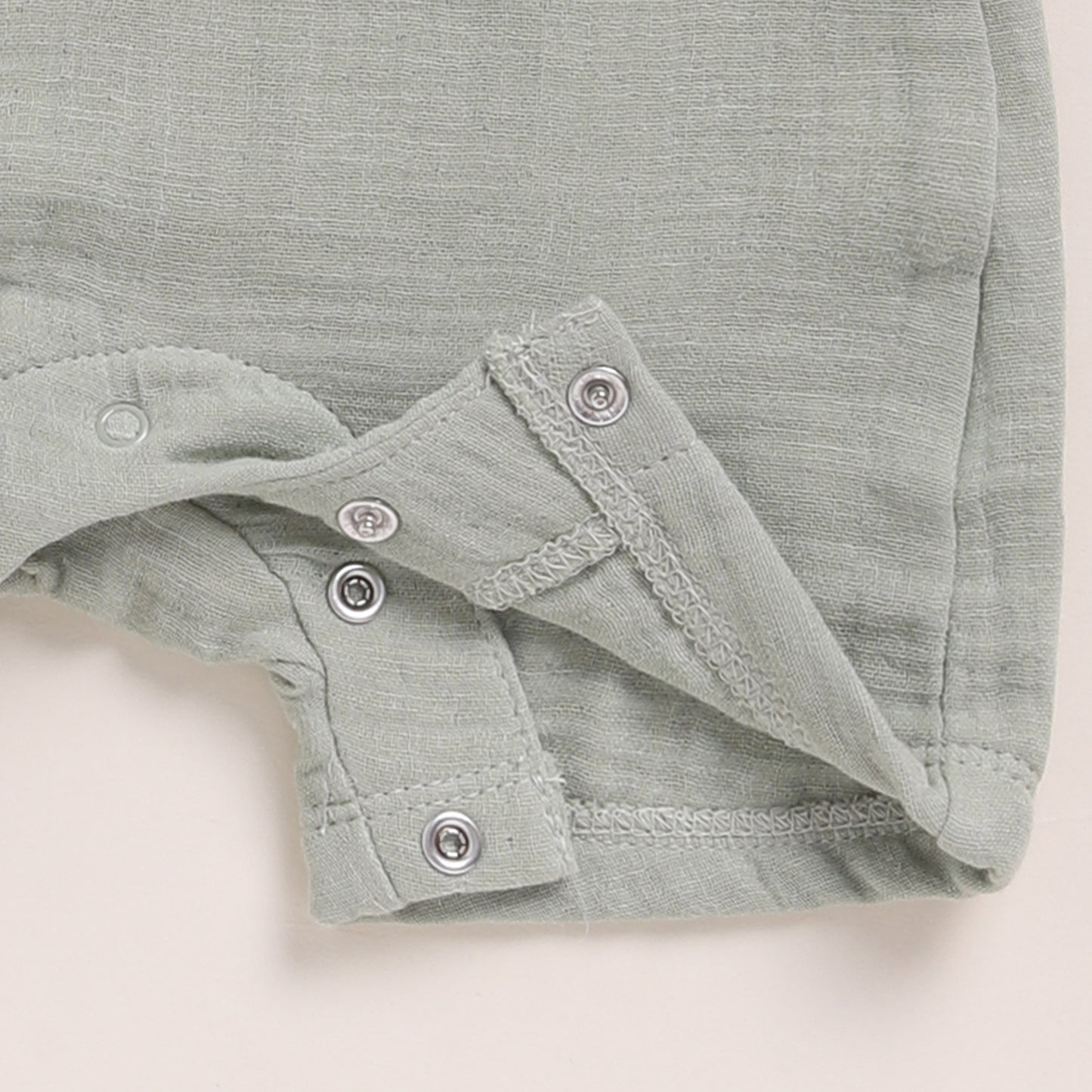Spring Floral + Sage Organic Muslin Half Romper Pack Of 2