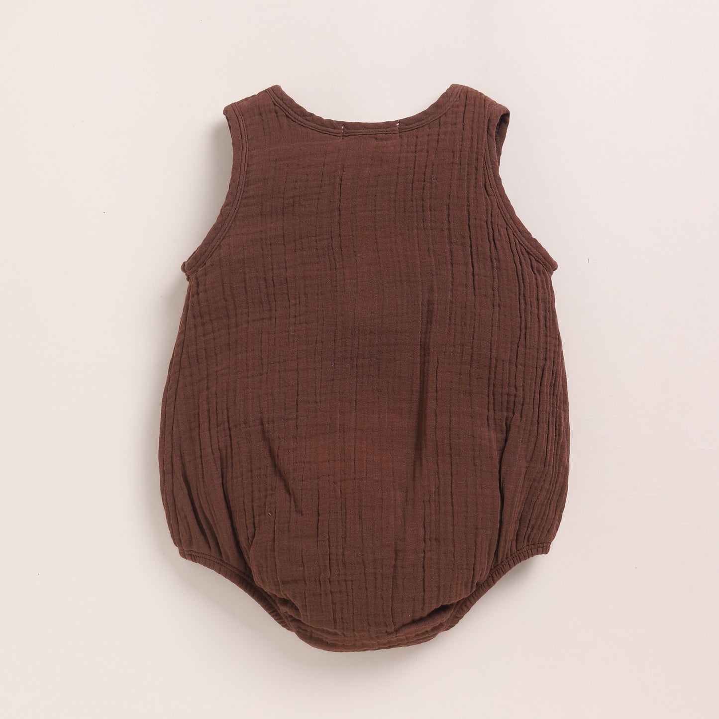Cocoa Whisper Organic Muslin Bubble Romper