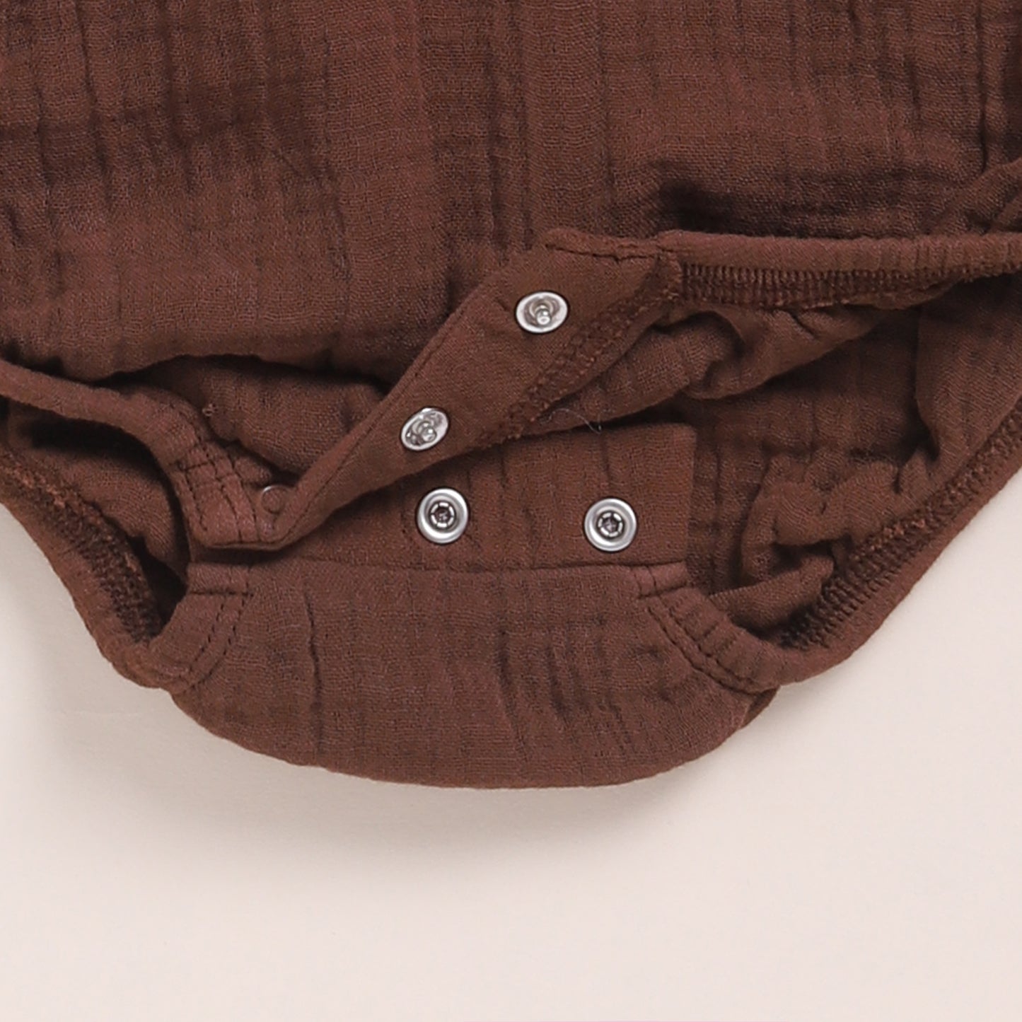 Cocoa Whisper Organic Muslin Bubble Romper
