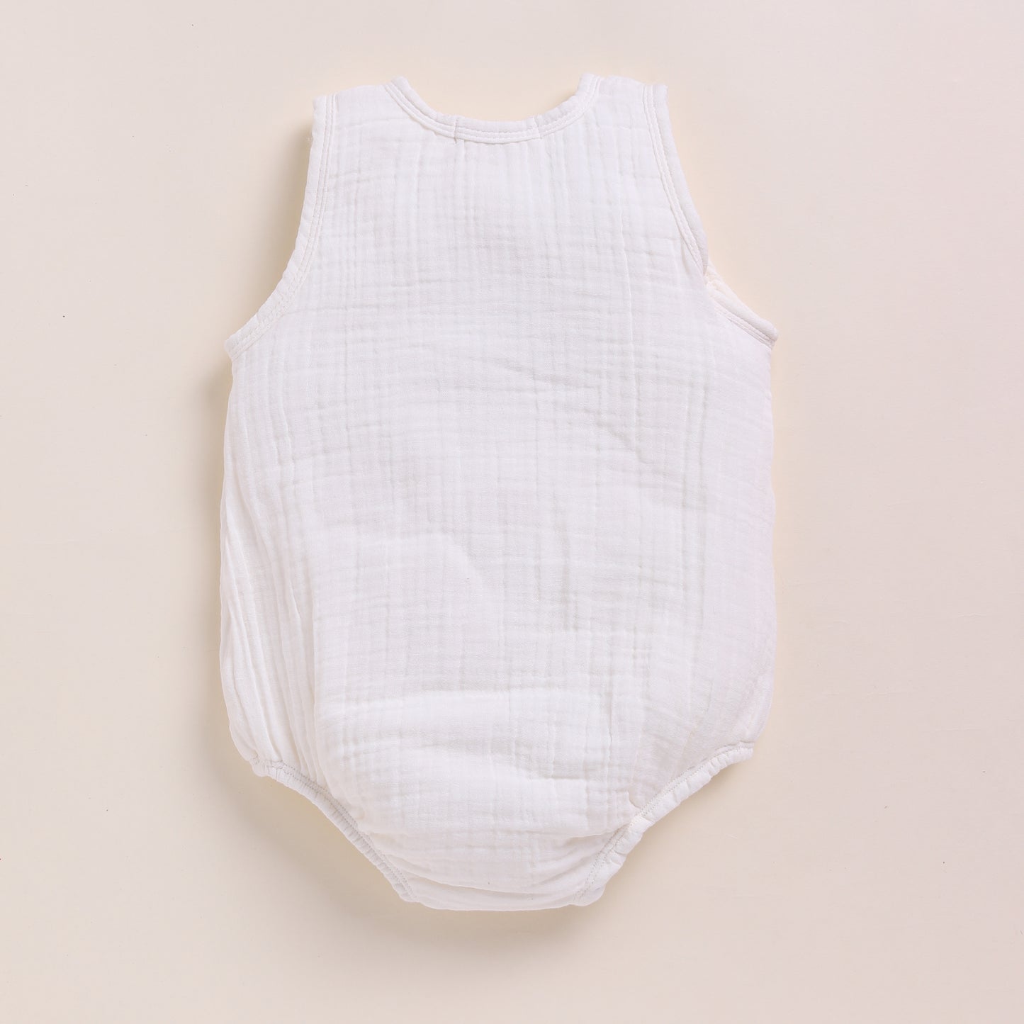 Milk + Pink Check Organic Muslin Bubble Romper Pack Of 2
