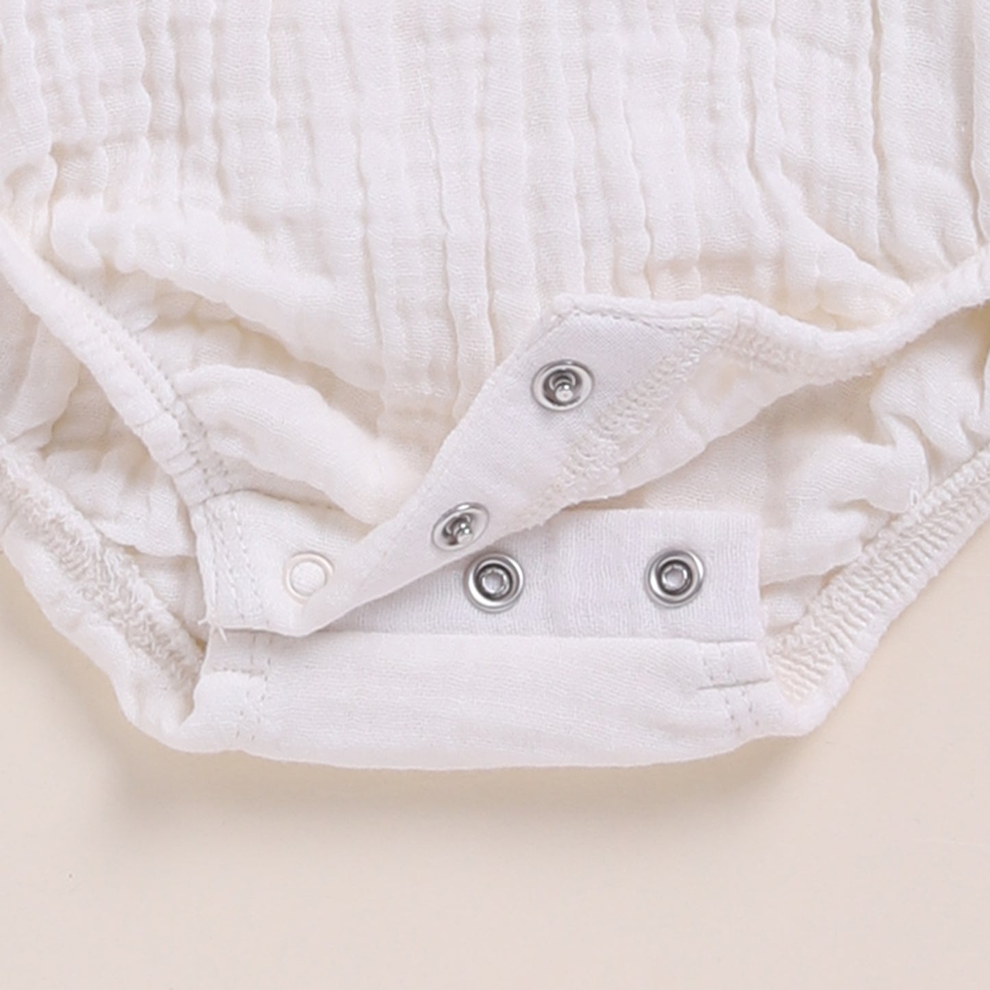 Milk + Pink Check Organic Muslin Bubble Romper Pack Of 2
