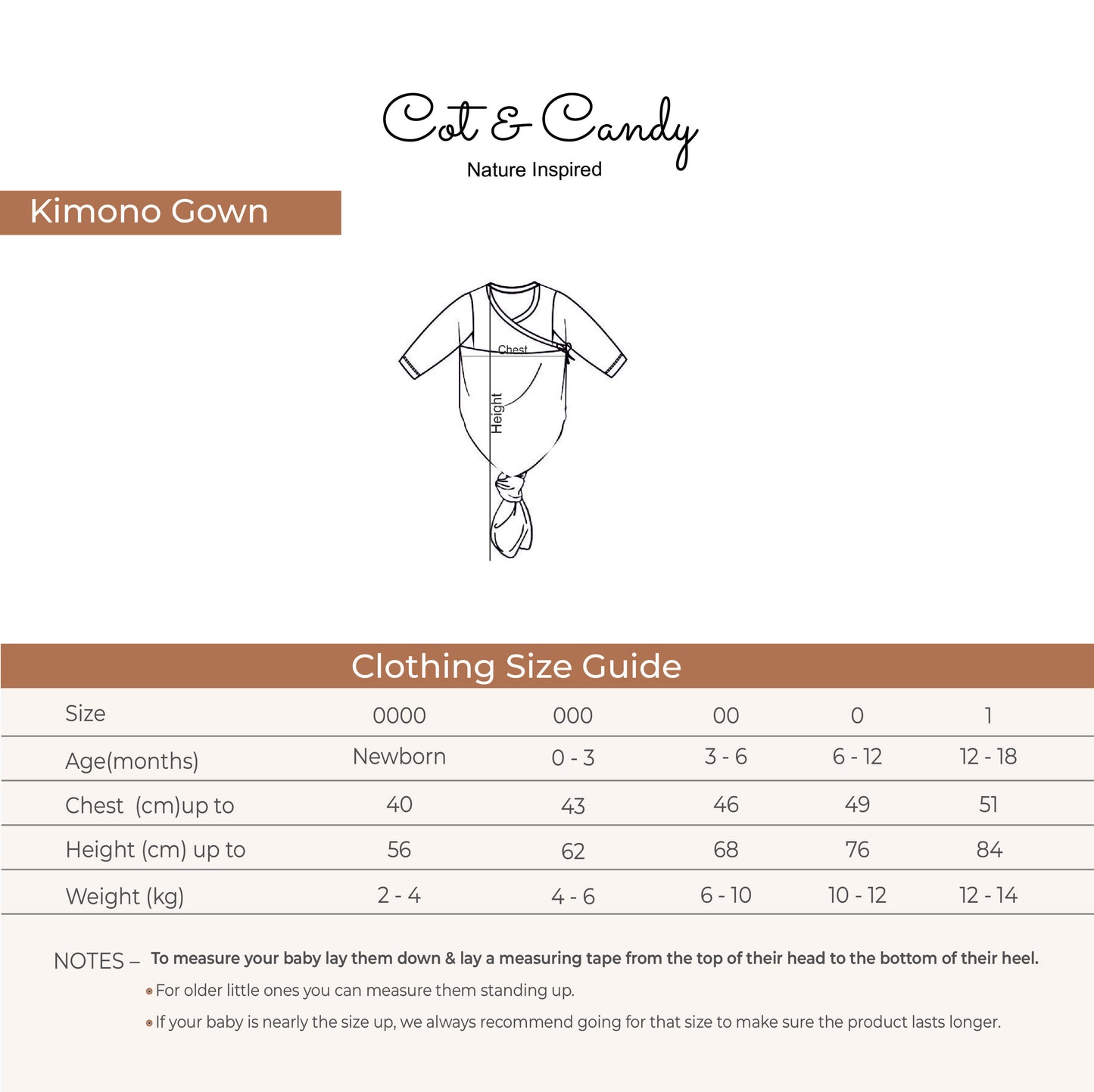 Snow Cone Collection Organic Gown