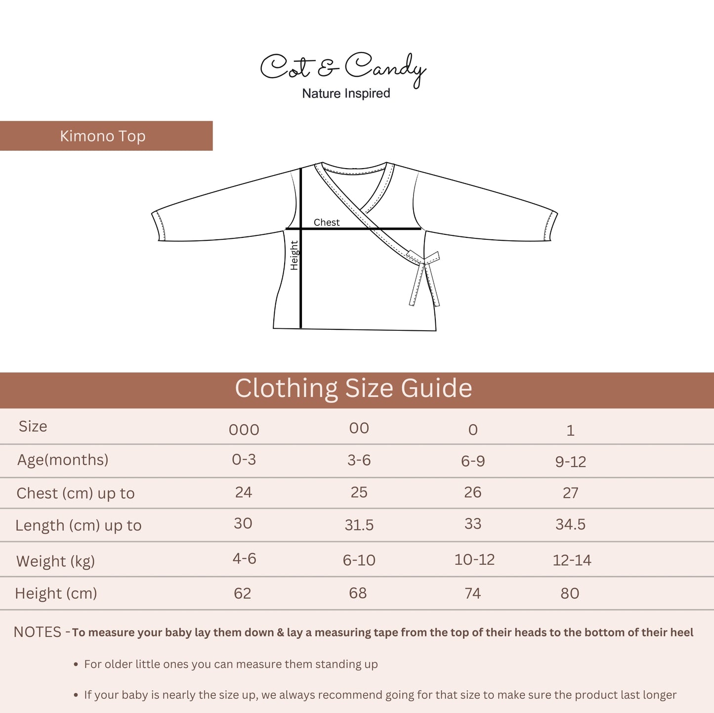 Tiny Twinkle Organic Kimono Top