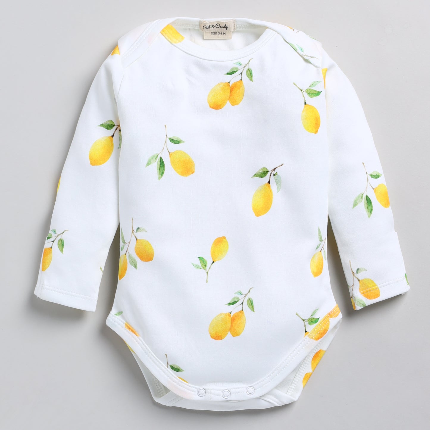 Lemon Love Collection Organic Long Sleeve Bodysuit