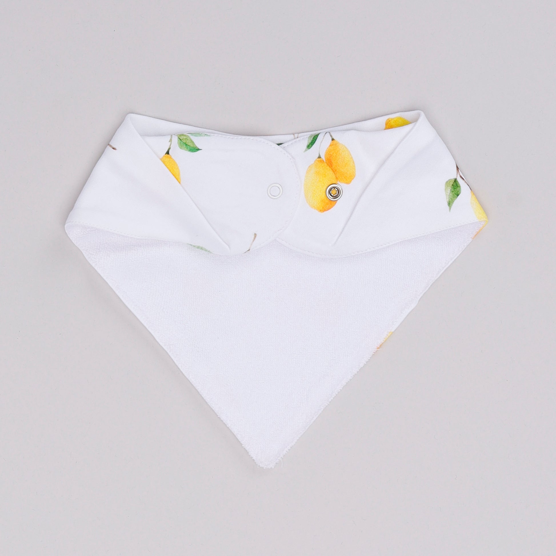 Lemon Love Collection Organic Dribble Bib for newborns baby