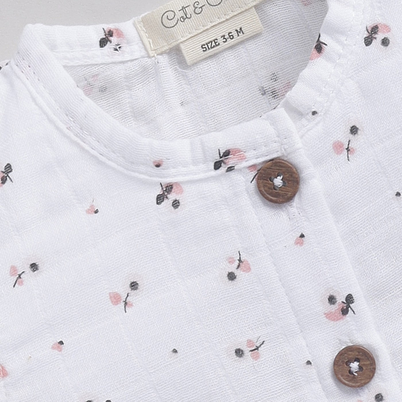 Wild Flower Print Organic Jabla Top