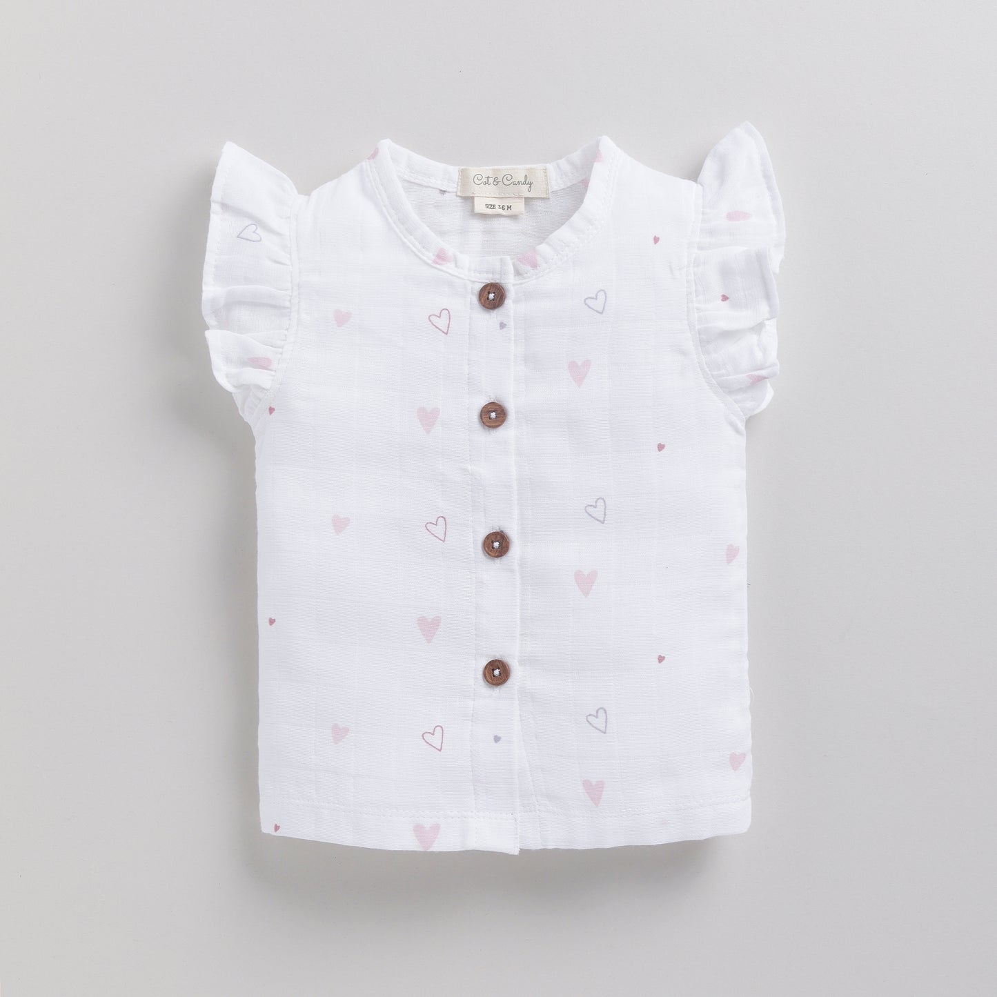 Printed Organic Muslin Jhabla Top Pack Of 2