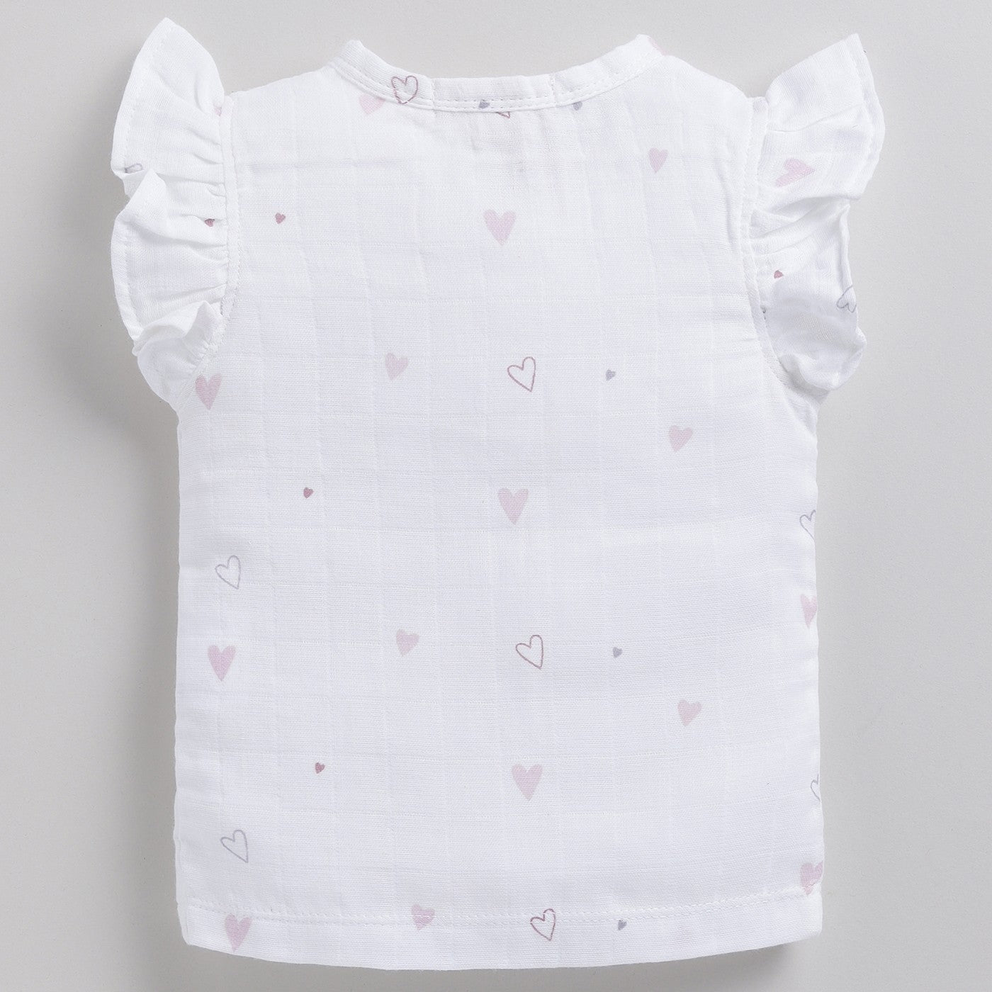 Little Heart Print Organic Jabla Top