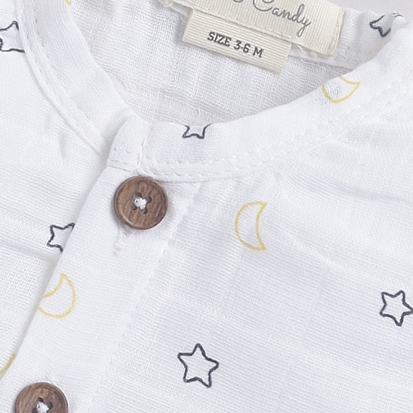 Moon Star Print Organic Jabla Top