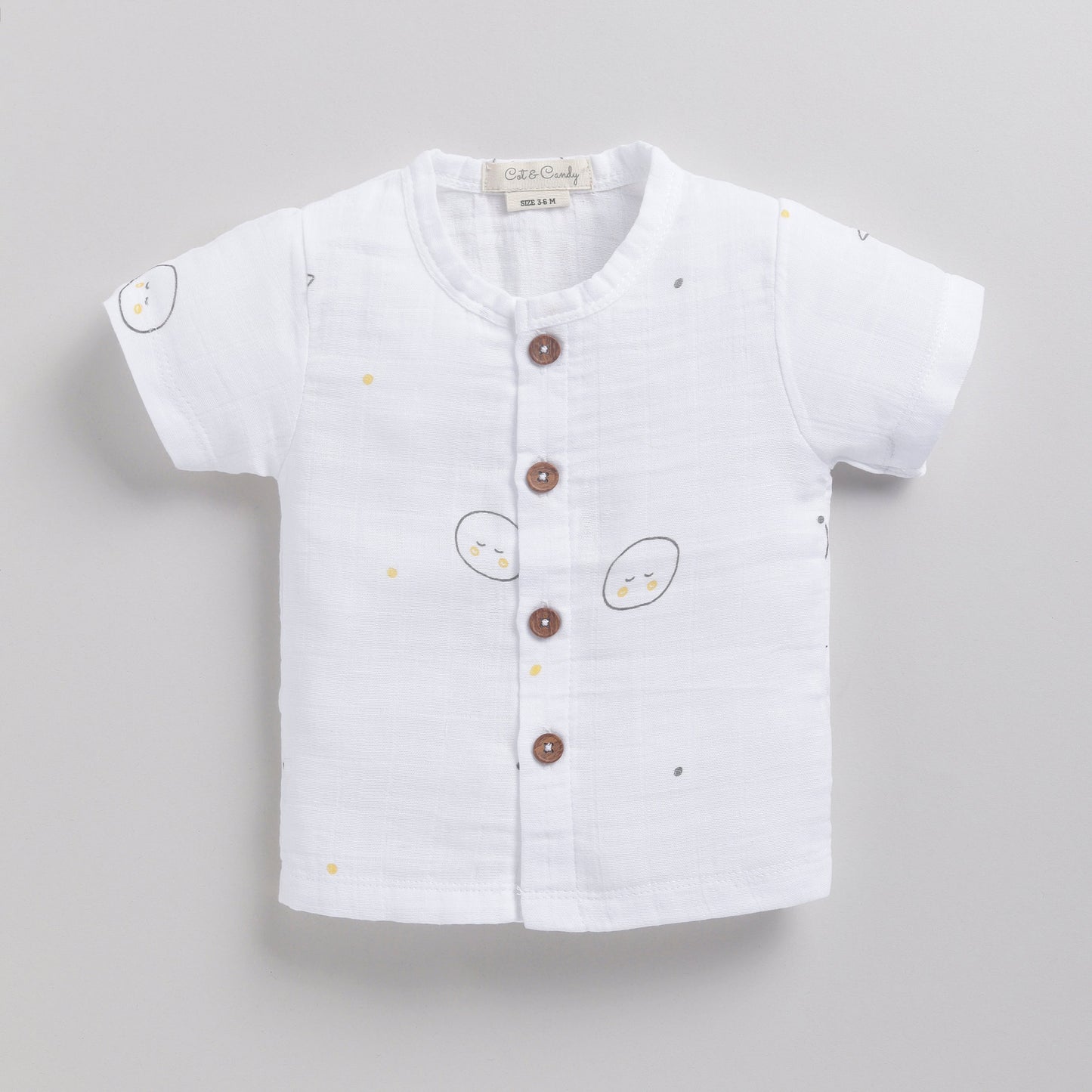Printed Organic Muslin Jhabla Top Pack Of 3