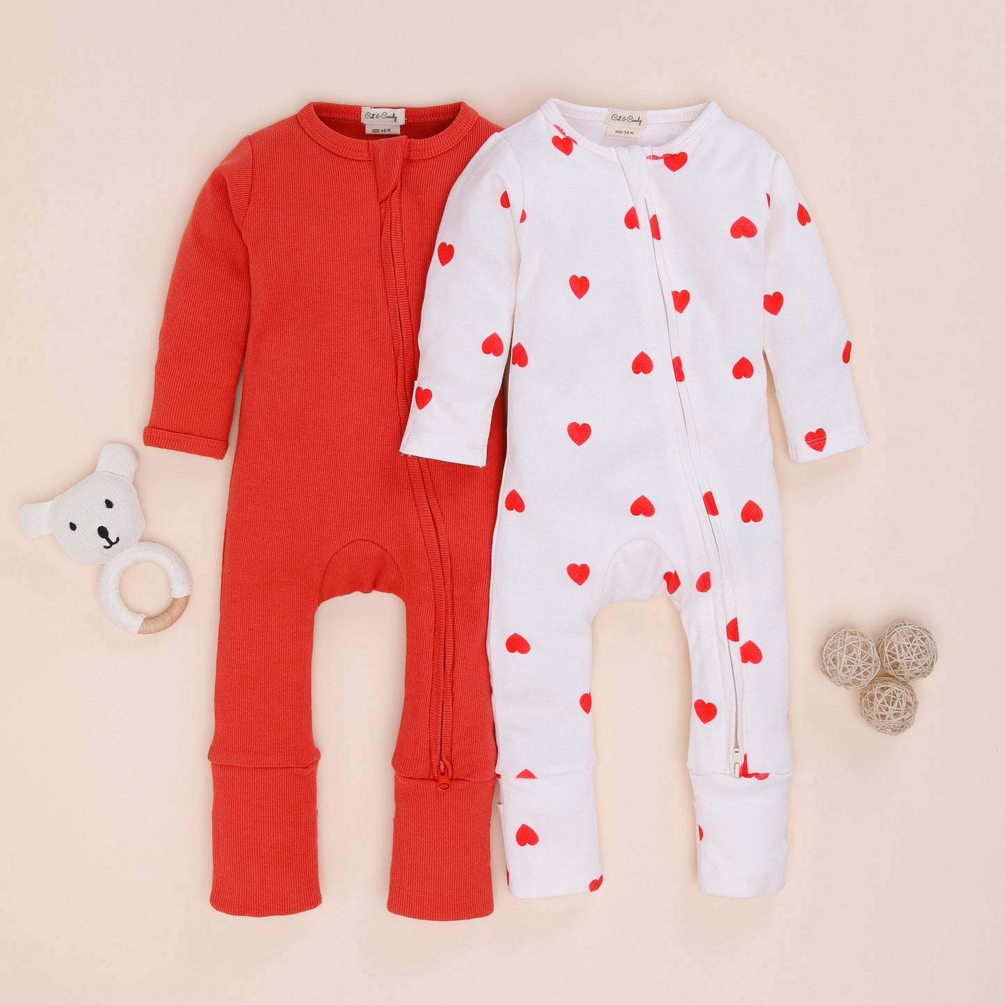 cotton full sleeve zipsuit for baby boy
