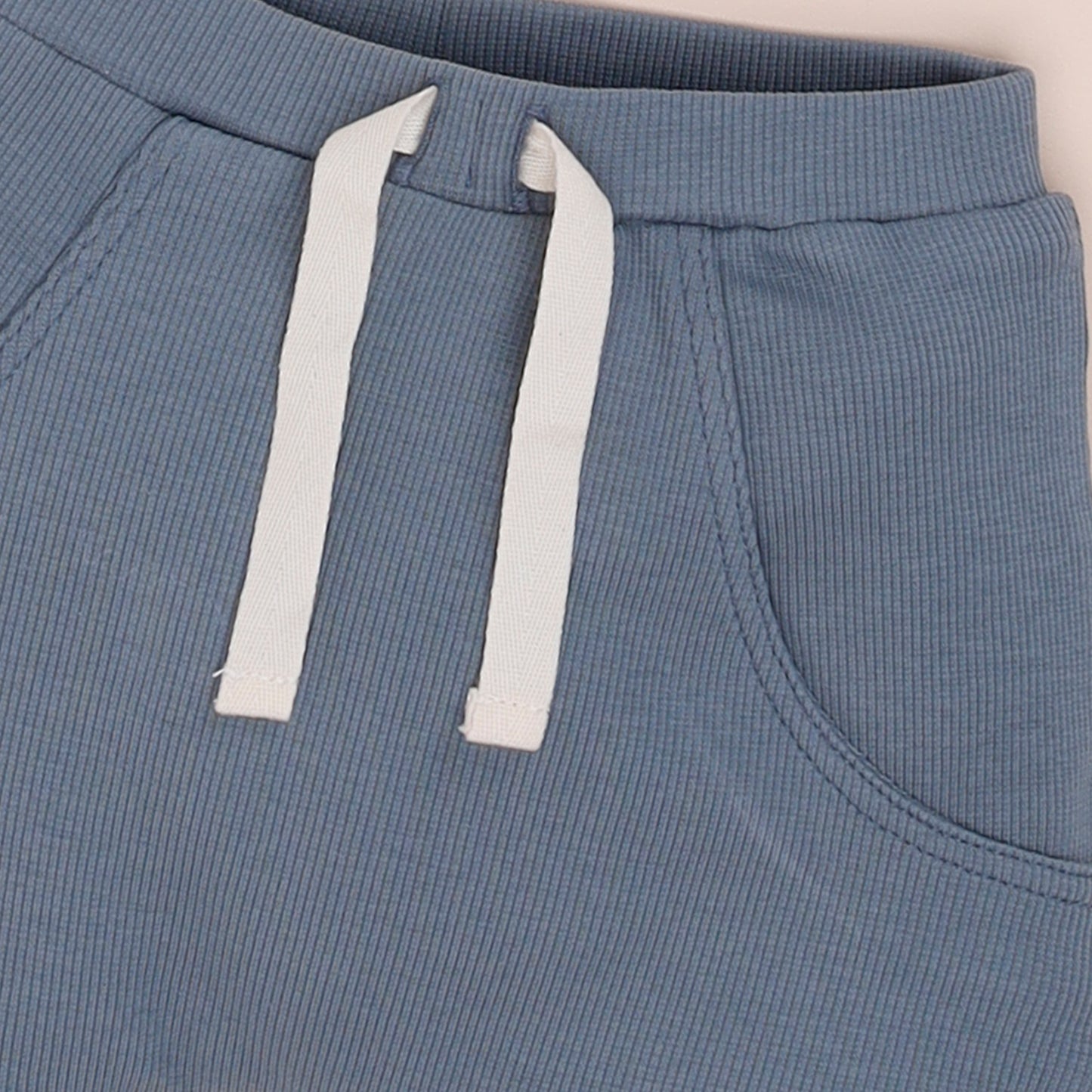 Aqua Organic Drawstring Shorts for 0-12 months baby